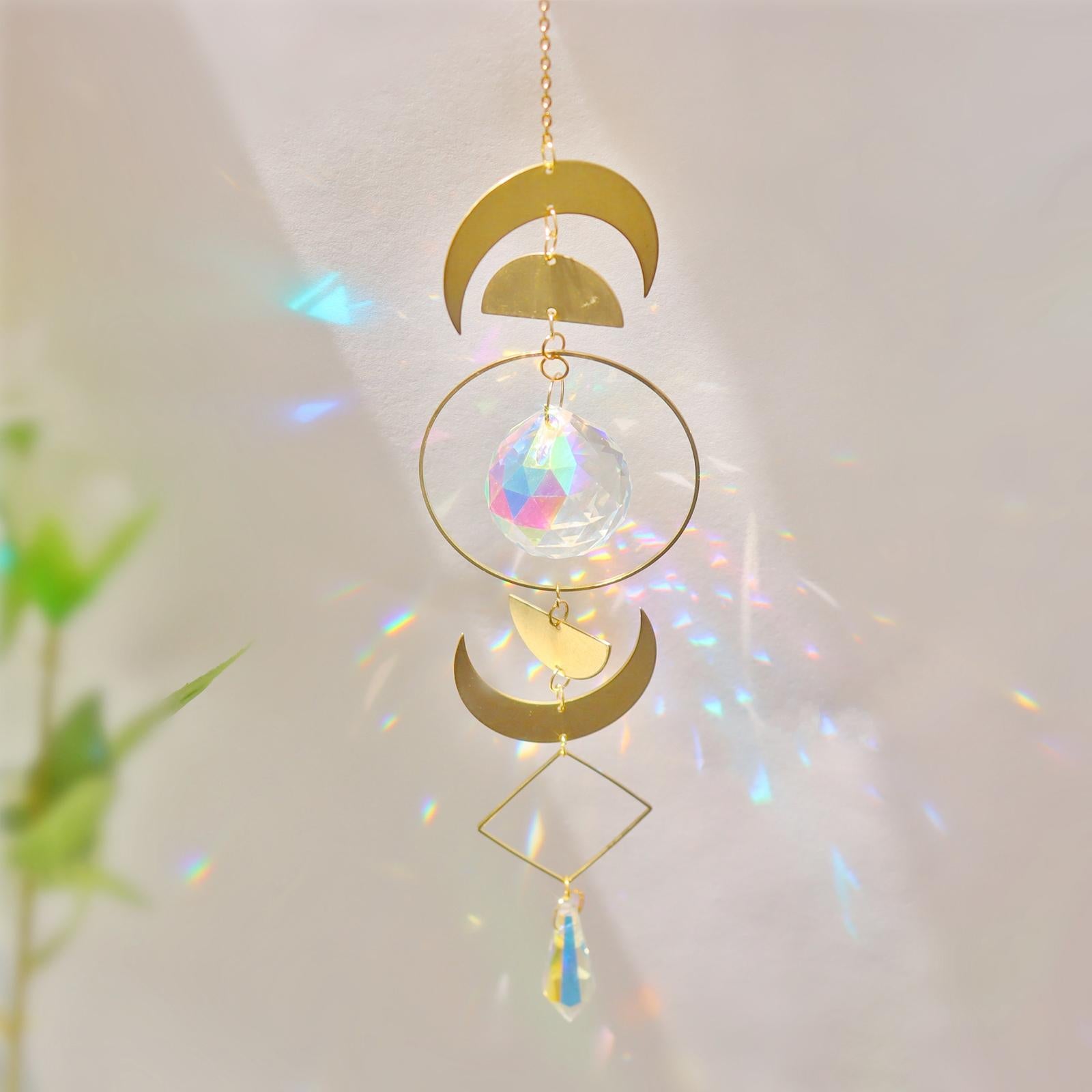 Crystal Rainbow Maker Yard Patio Window Hanging Decor style 1