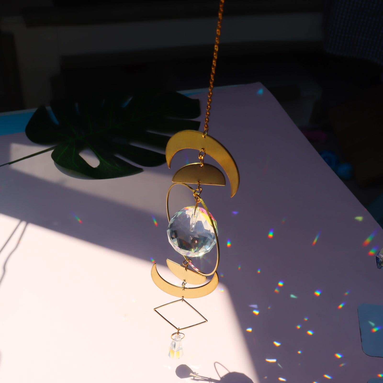 Crystal Rainbow Maker Yard Patio Window Hanging Decor style 1