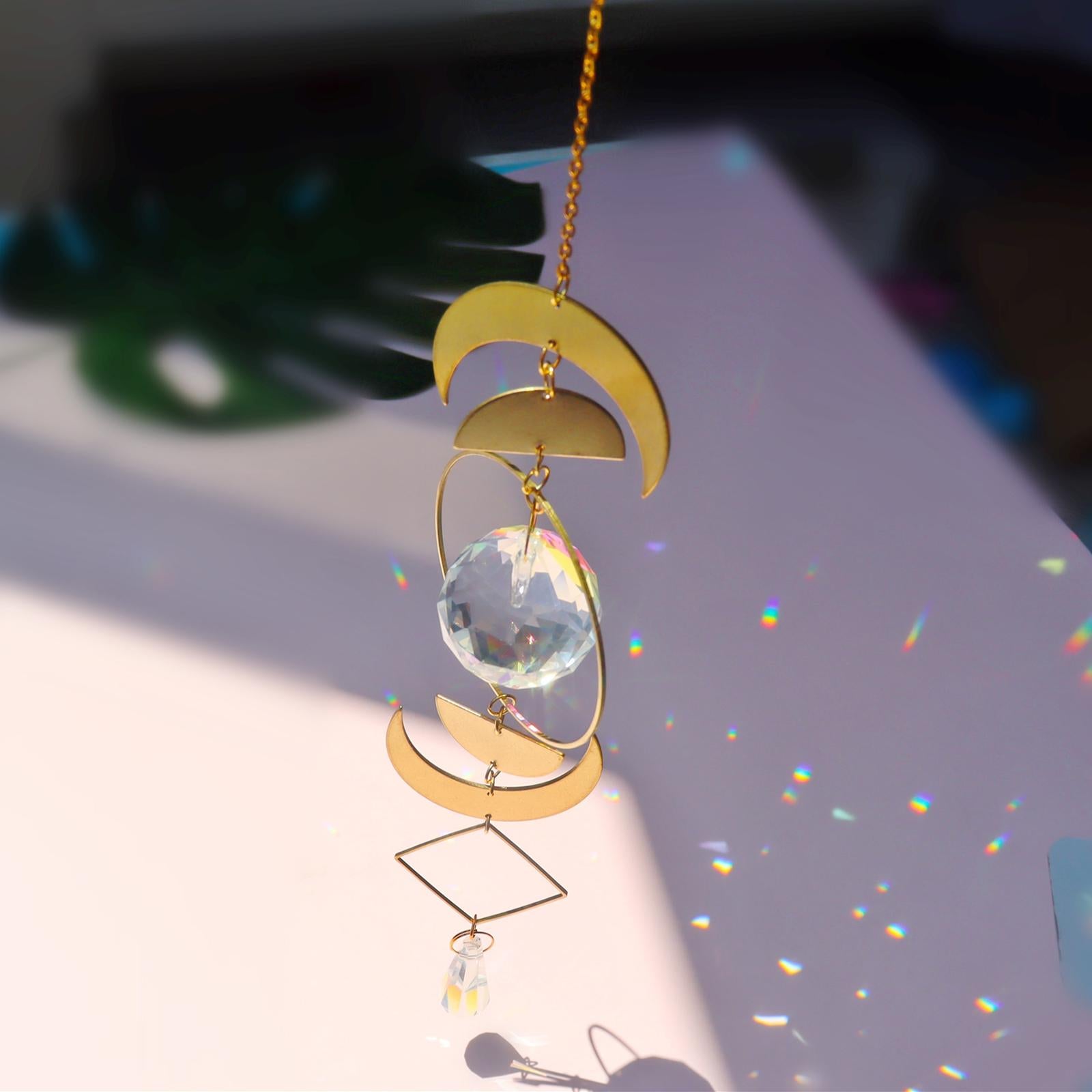 Crystal Rainbow Maker Yard Patio Window Hanging Decor style 1