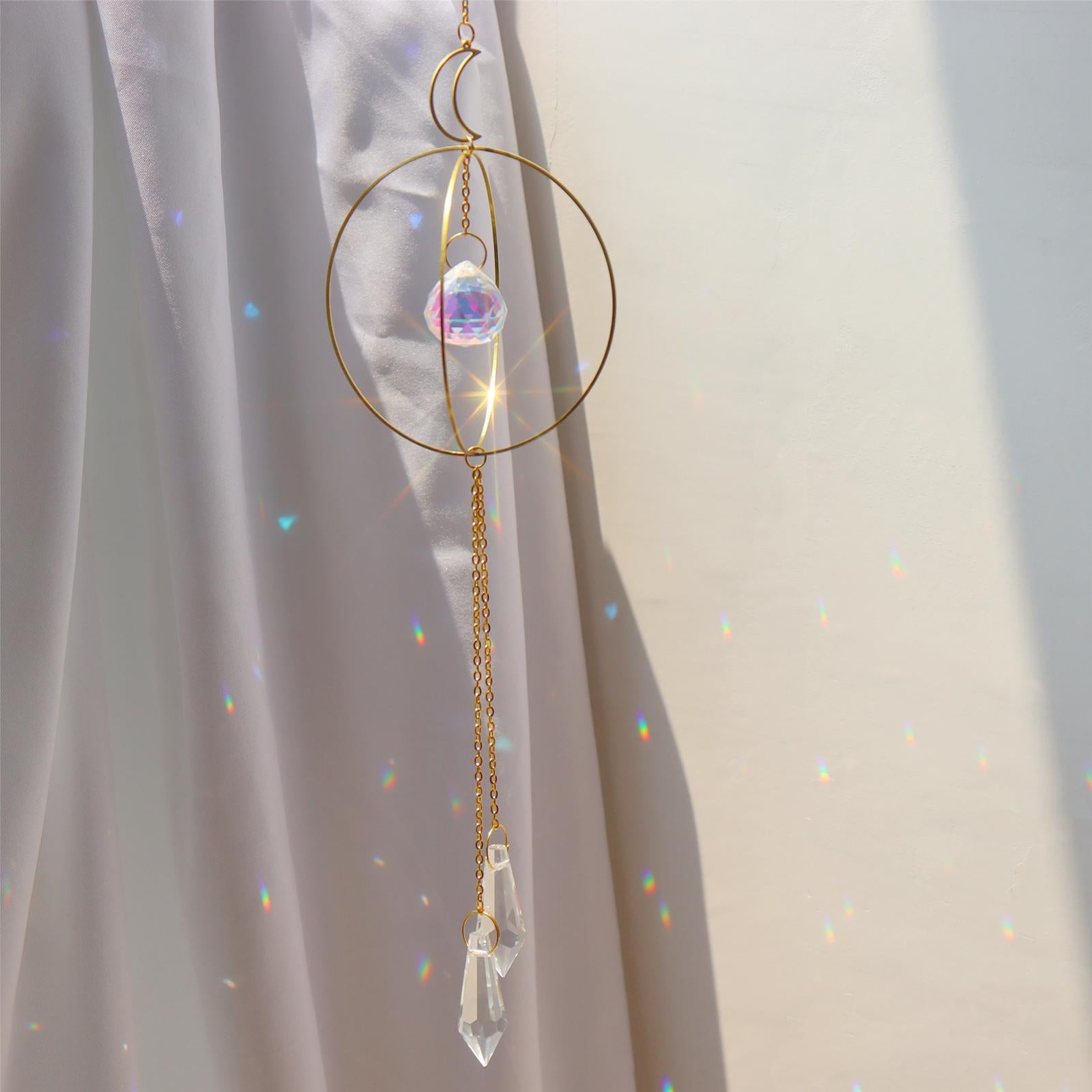 Crystal Rainbow Maker Yard Patio Window Hanging Decor style 3