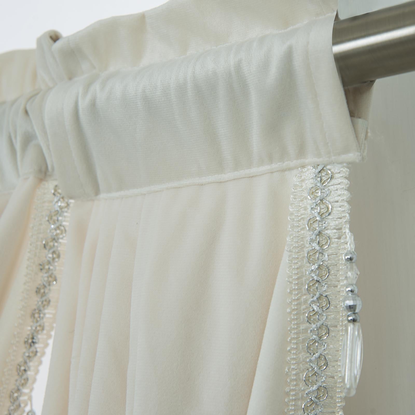 Cafe Curtains Kitchen Curtain Valances for Home Bathroom Windows White