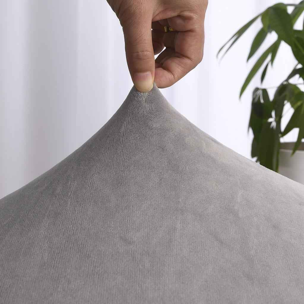 Stretch Wingback Chair Cover Slipcover Reusable Arm Chair Cover Light Gray