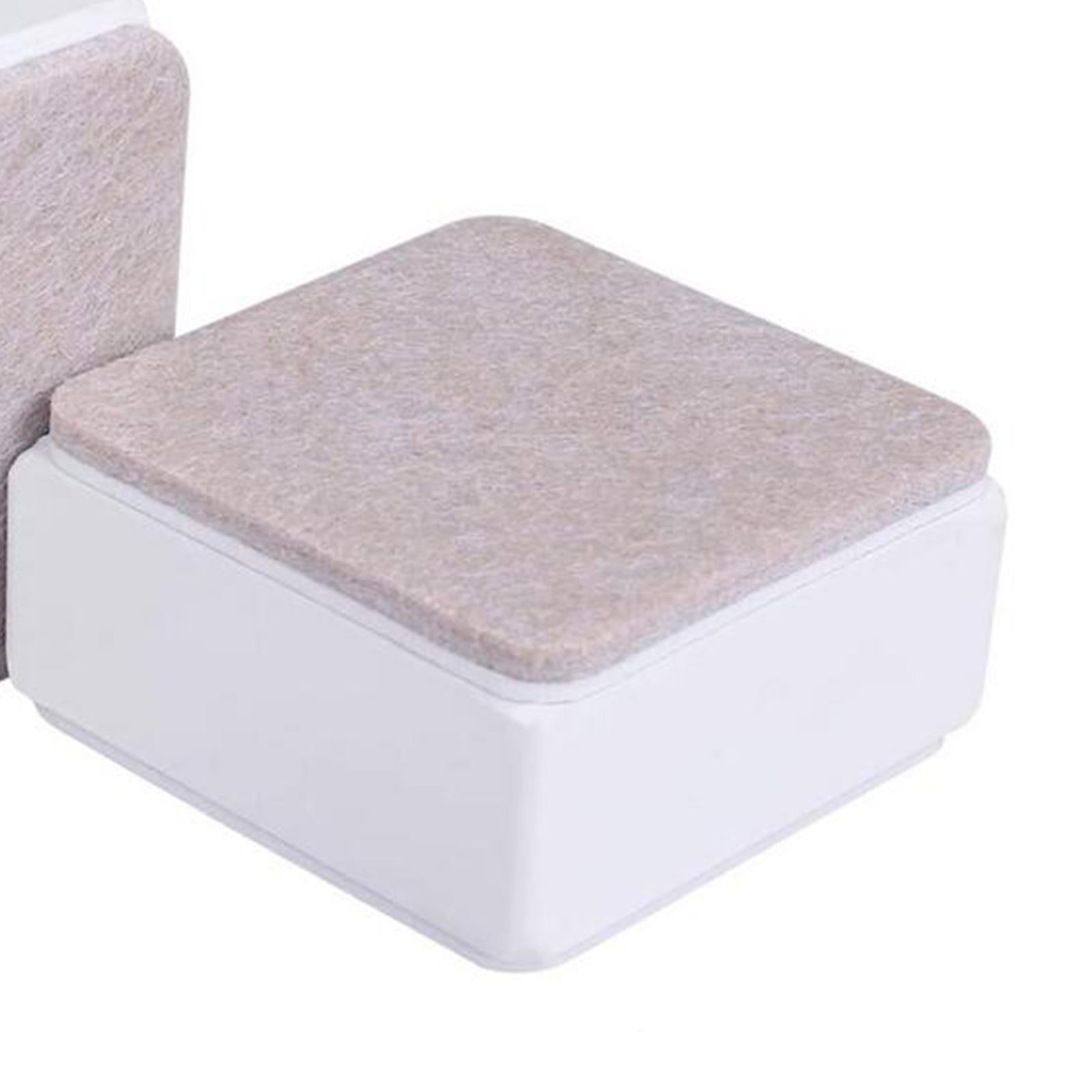 Bed Risers Furniture Lifts Cabinet Sofa Feet Support Under Bed Storage Home White 60x32mm