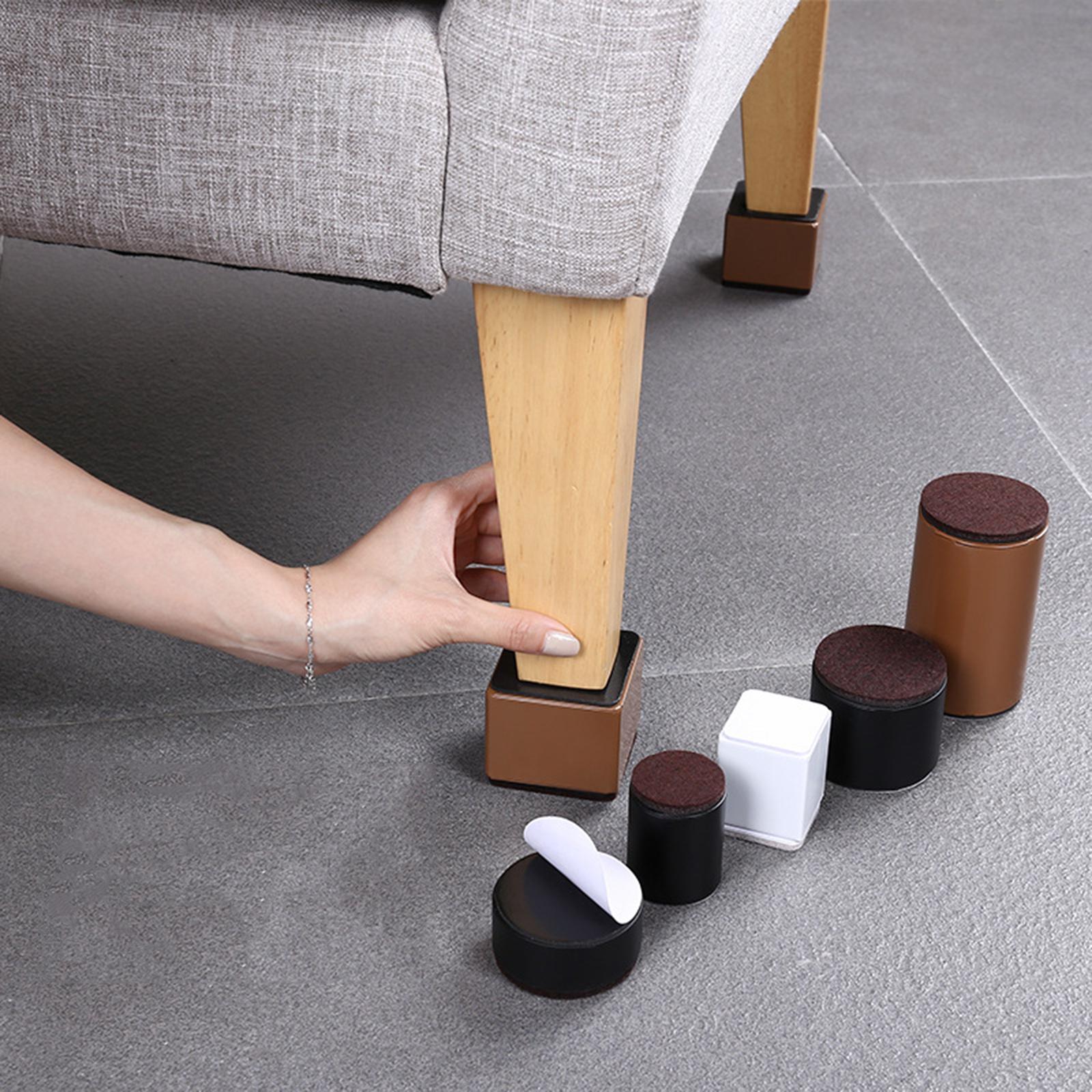 Bed Risers Furniture Lifts Cabinet Sofa Feet Support Under Bed Storage Home White 60x32mm