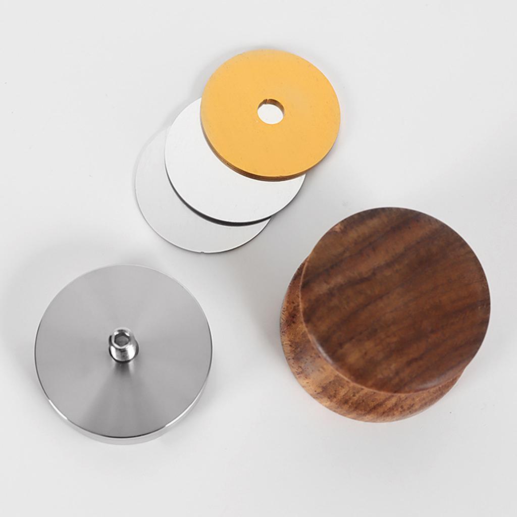 Coffee Distributor Espresso Tamper for leveling coffee powder Wood Handle 51mm