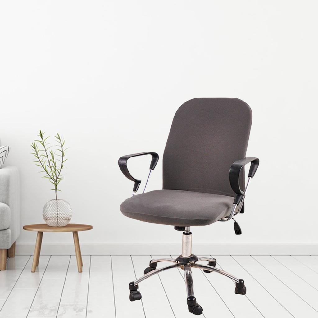 Chair Cover Removable Split-type Armchair Seat Cover Chair Seat Protector Grey
