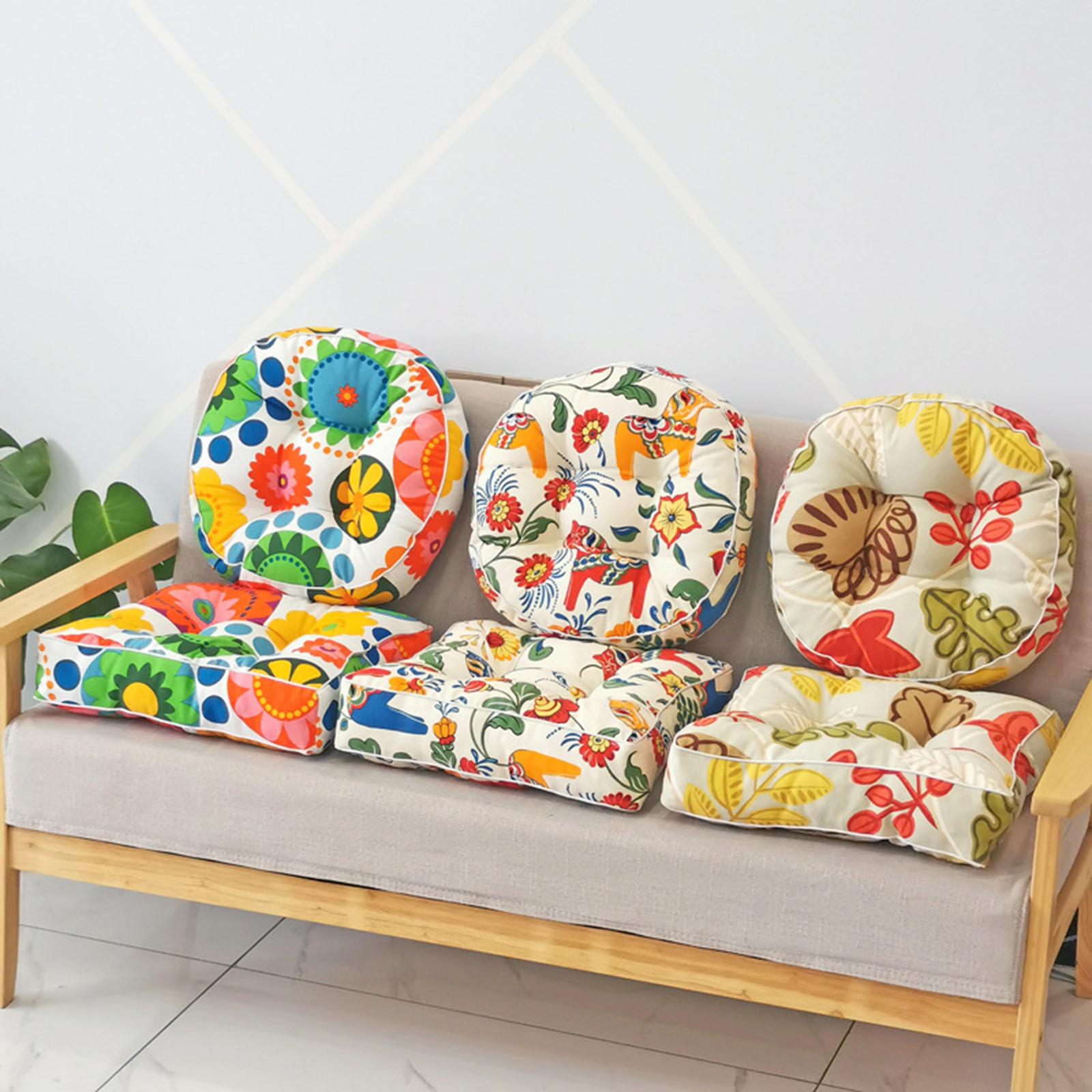 Chair Seat Cushion Pads Kitchen Dining Room Home Non-Slip A Round