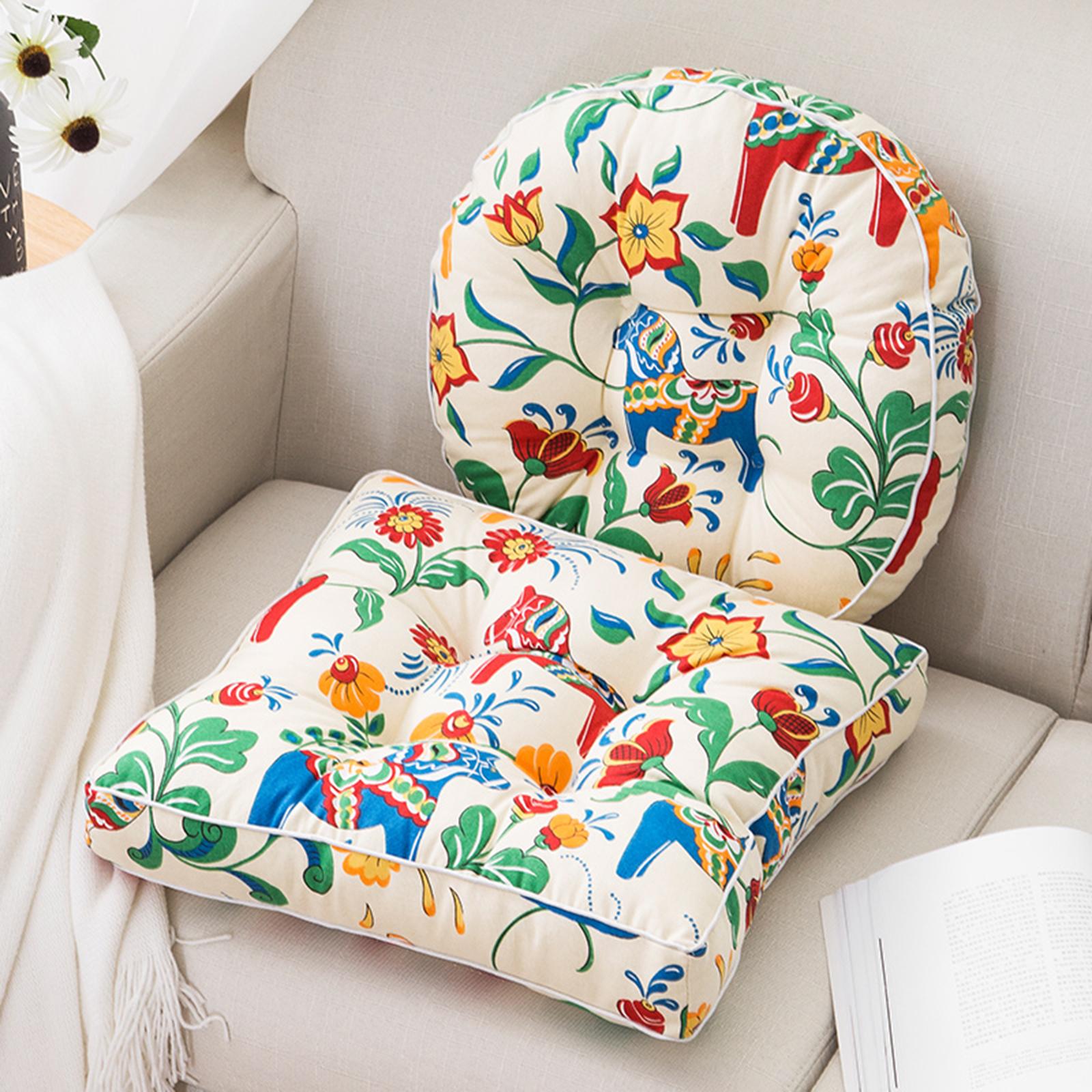 Chair Seat Cushion Pads Kitchen Dining Room Home Non-Slip A Round