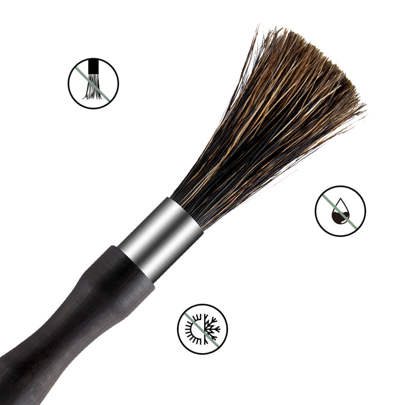 Coffee Grinder Machine Cleaning Brush Wooden Handle 20.5cm