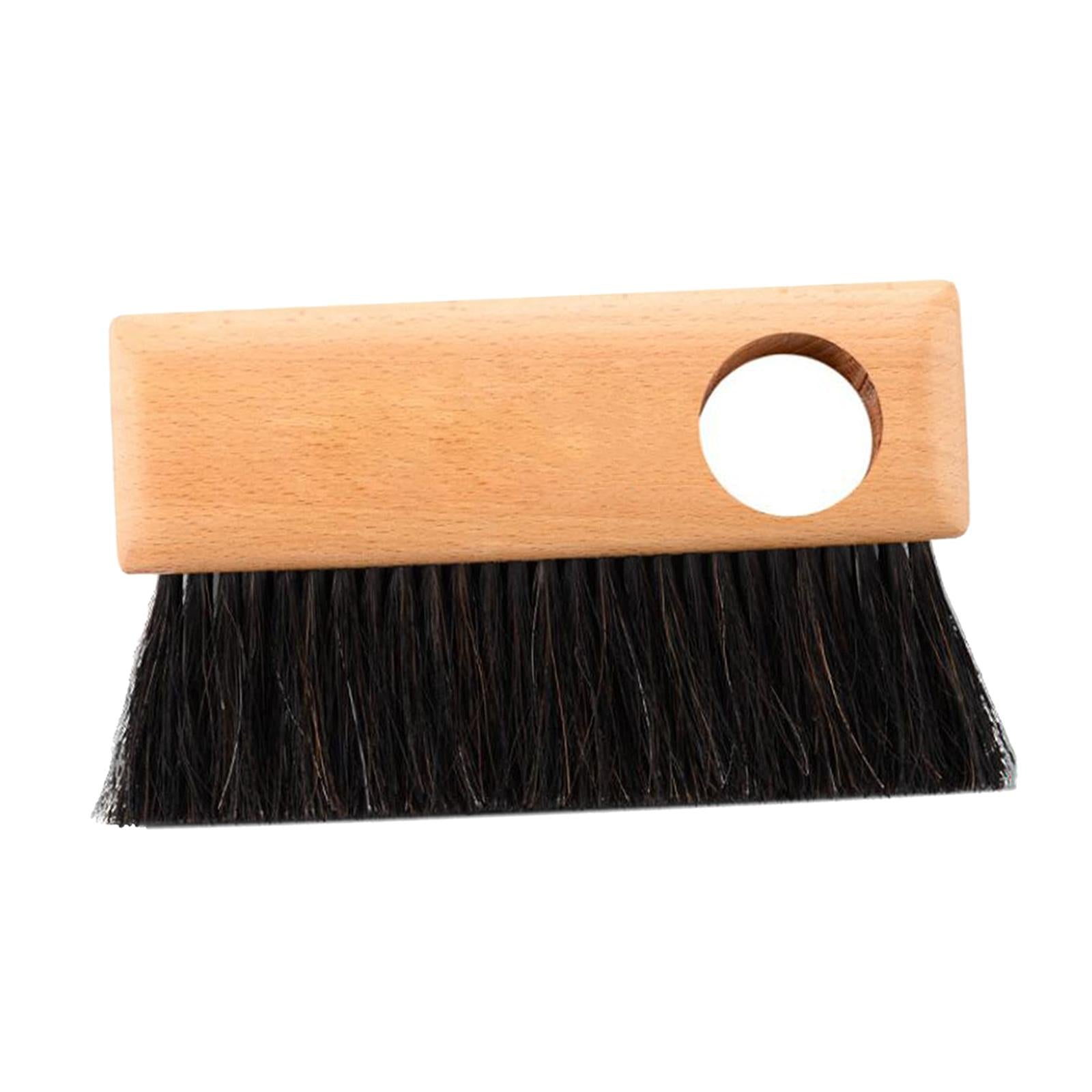 Coffee Grinder Machine Cleaning Brush Wooden Handle Rectangle wih Hole