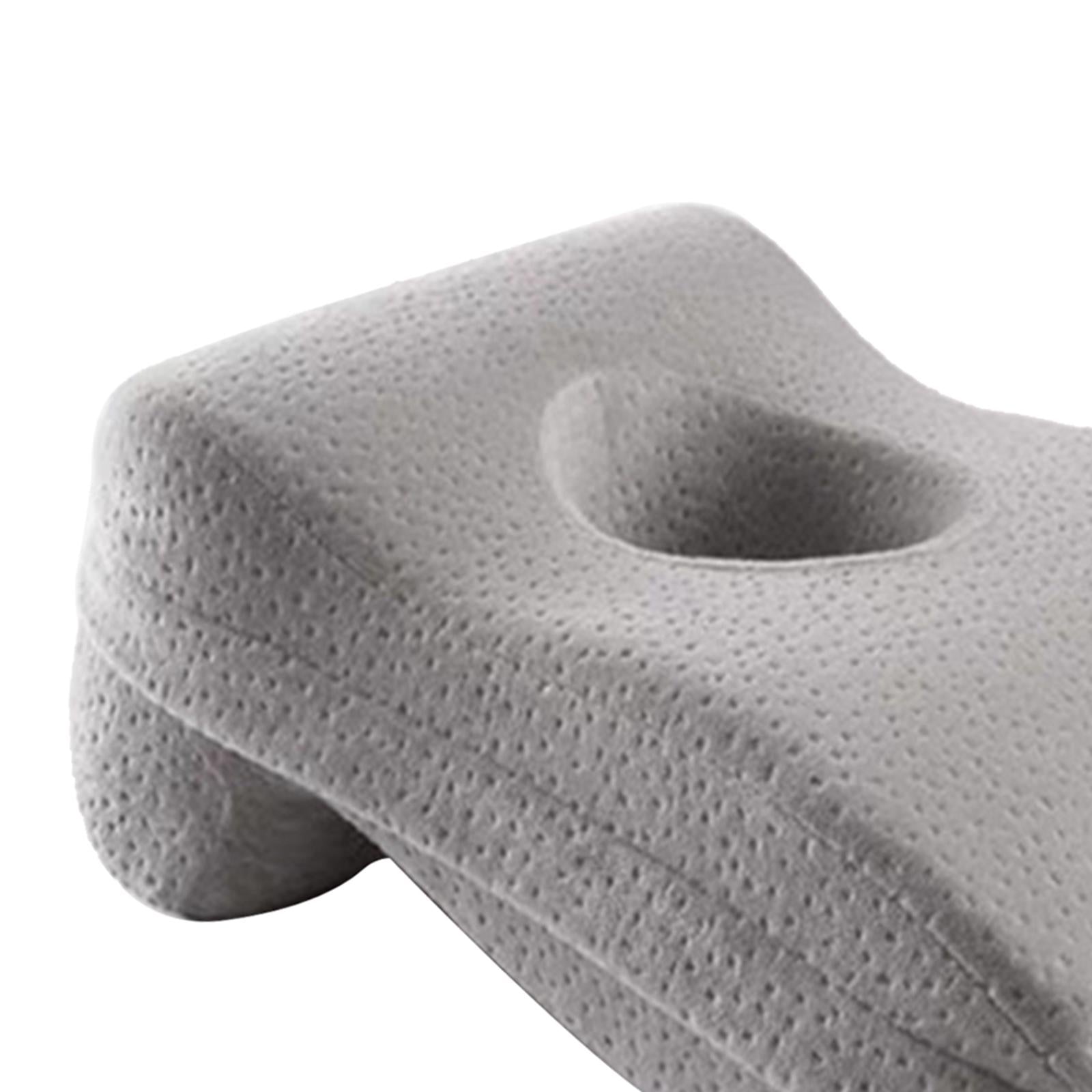 Comfortable Memory Foam Nap Pillow Multi-use Back Cushion for Office Grey