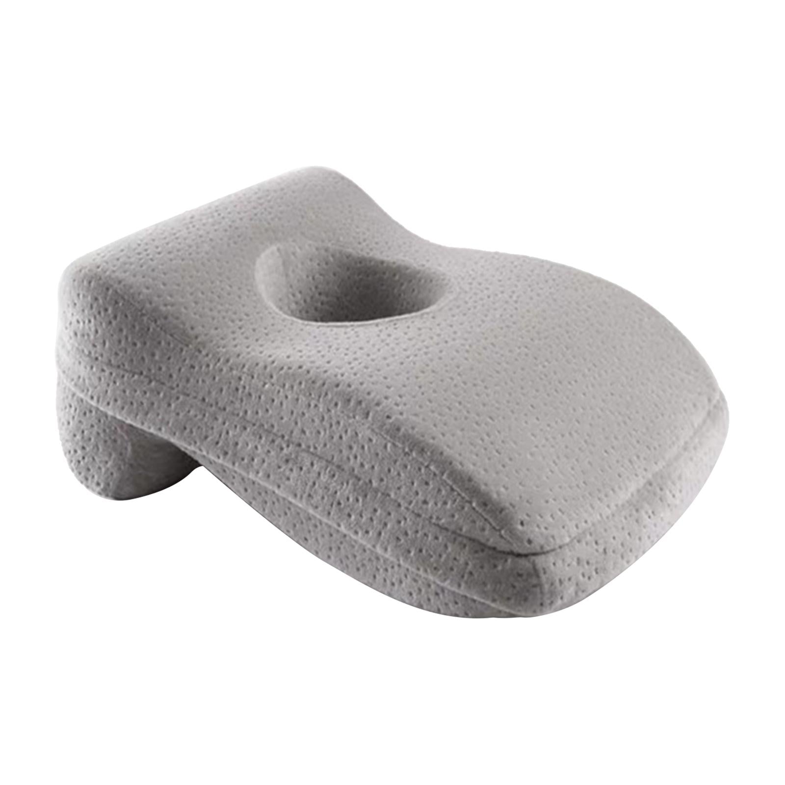 Comfortable Memory Foam Nap Pillow Multi-use Back Cushion for Office Grey