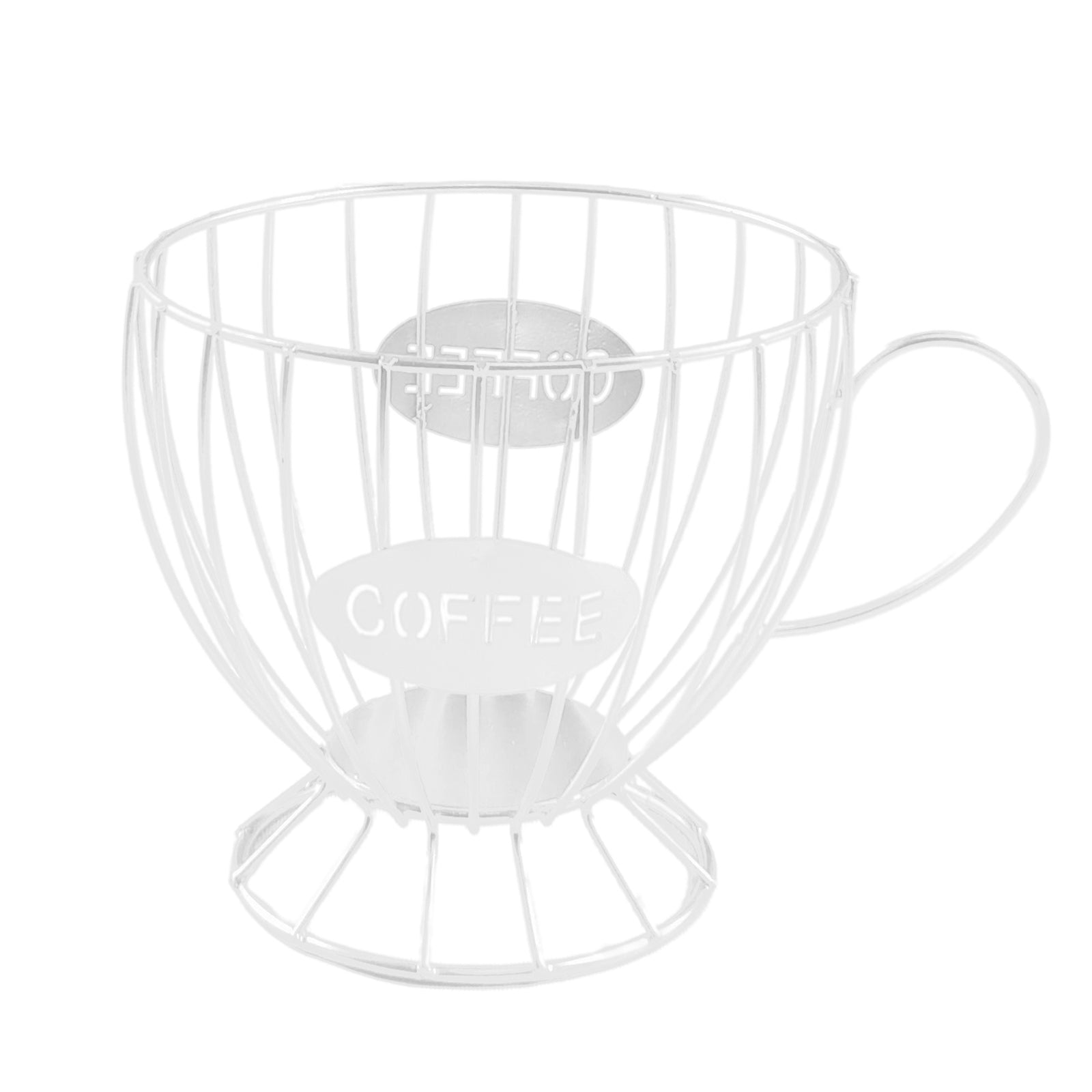 Coffee Pod Holder Birthday Gifts Coffee Machine Accessories for Desktop Cafe White