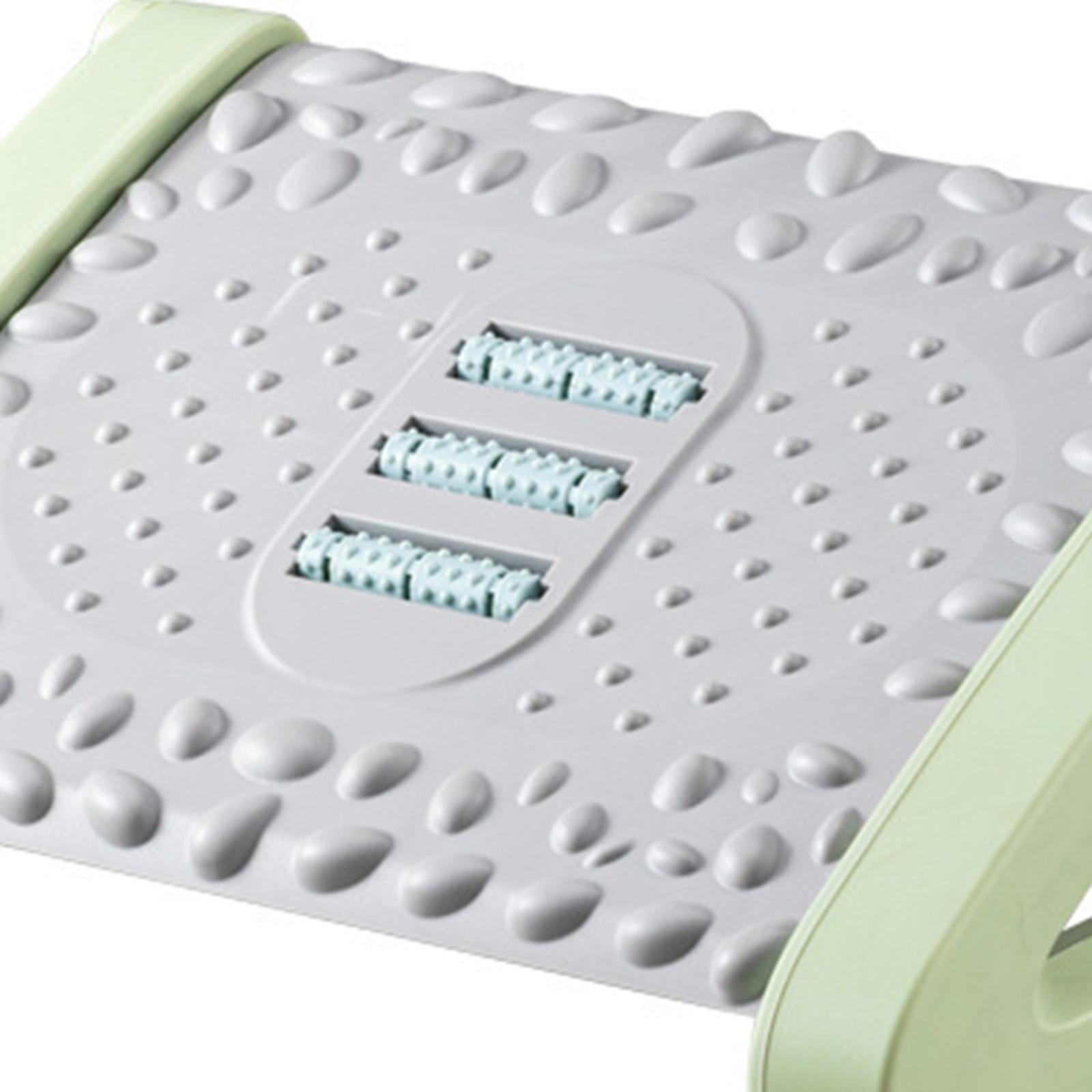 Adjustable Foot Rest-- Improved Posture Solemassage Thicken Plastic for Work Grey