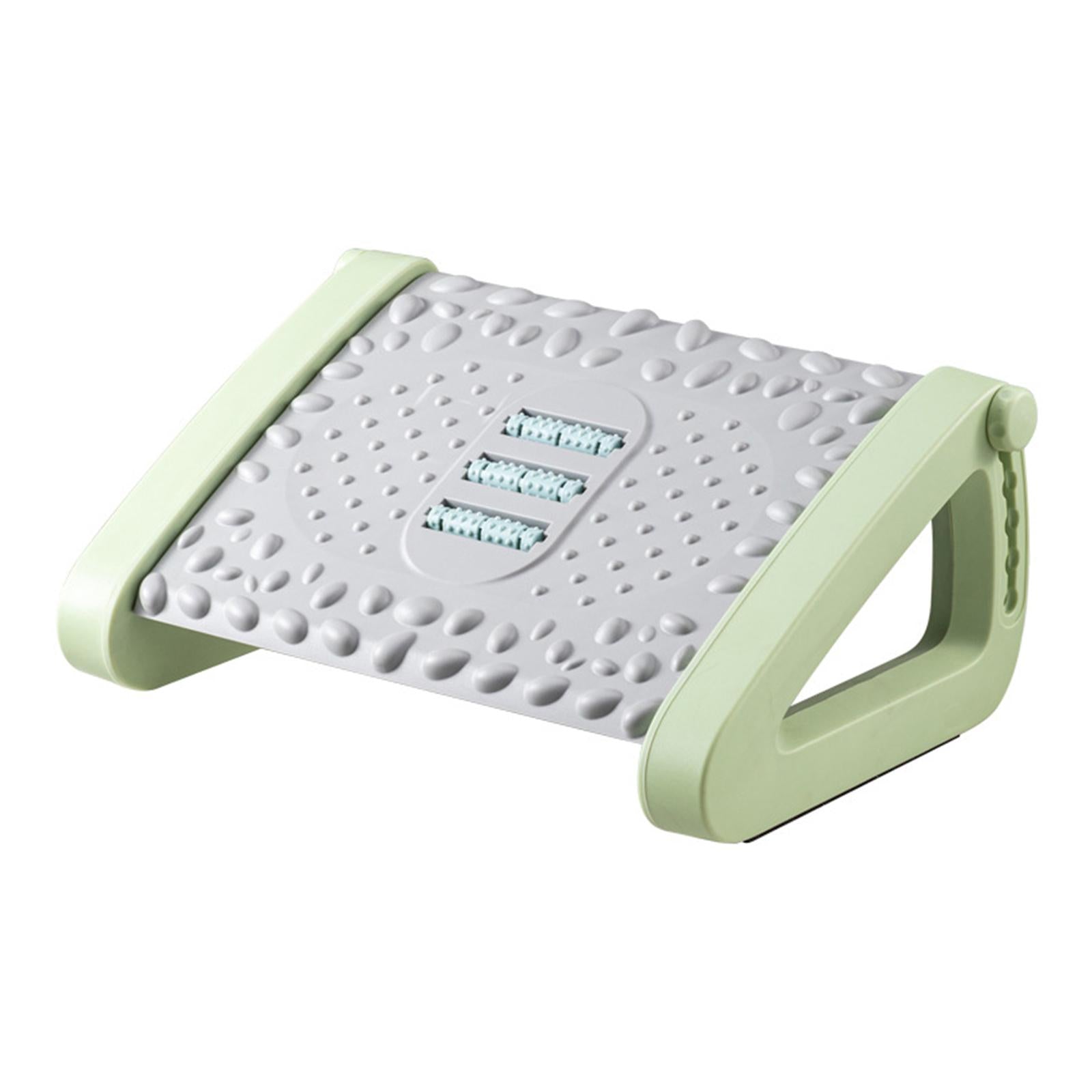 Adjustable Foot Rest-- Improved Posture Solemassage Thicken Plastic for Work Grey