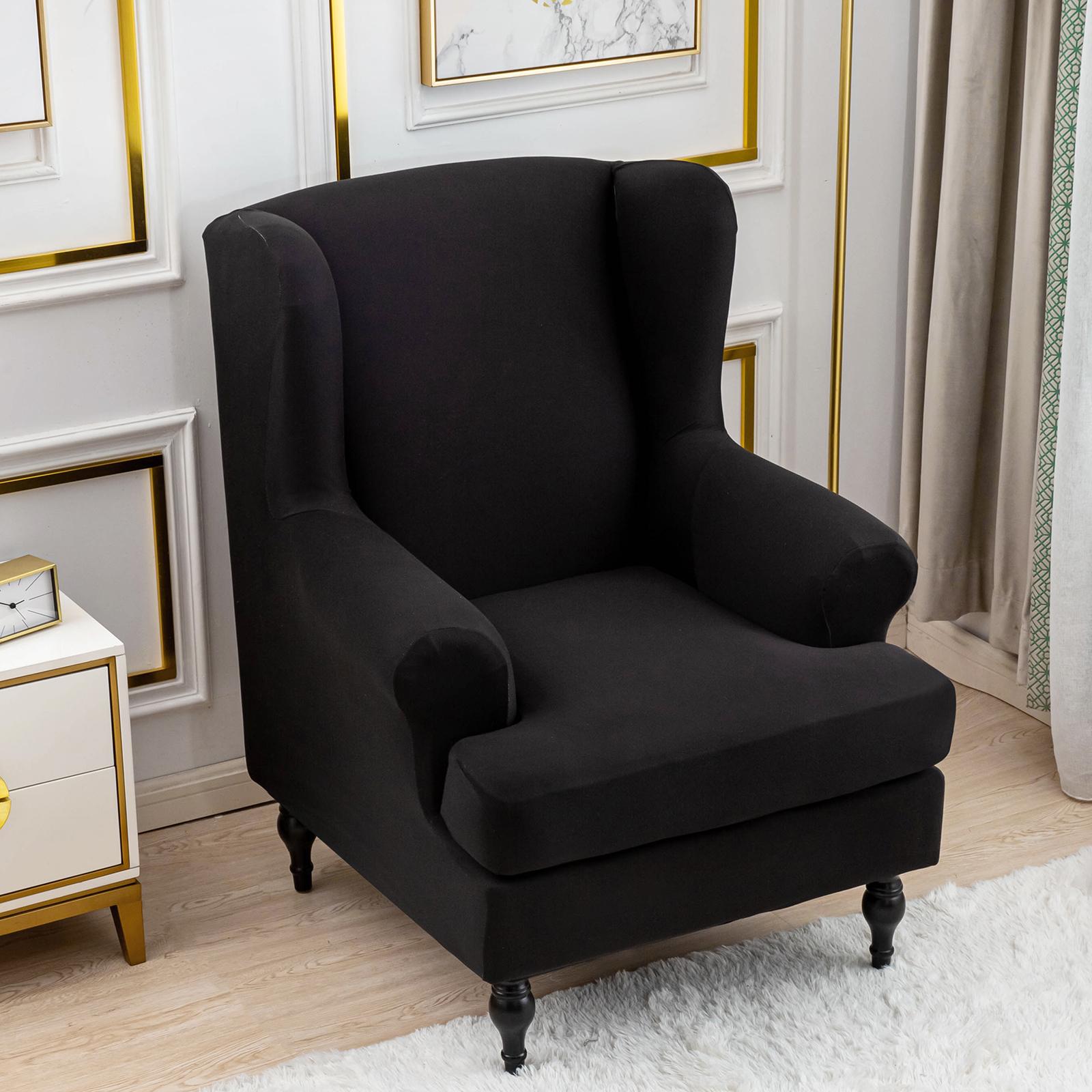 All-Inclusive Chair Cover Stretchable Accessories for Banquet Kitchen Home Black