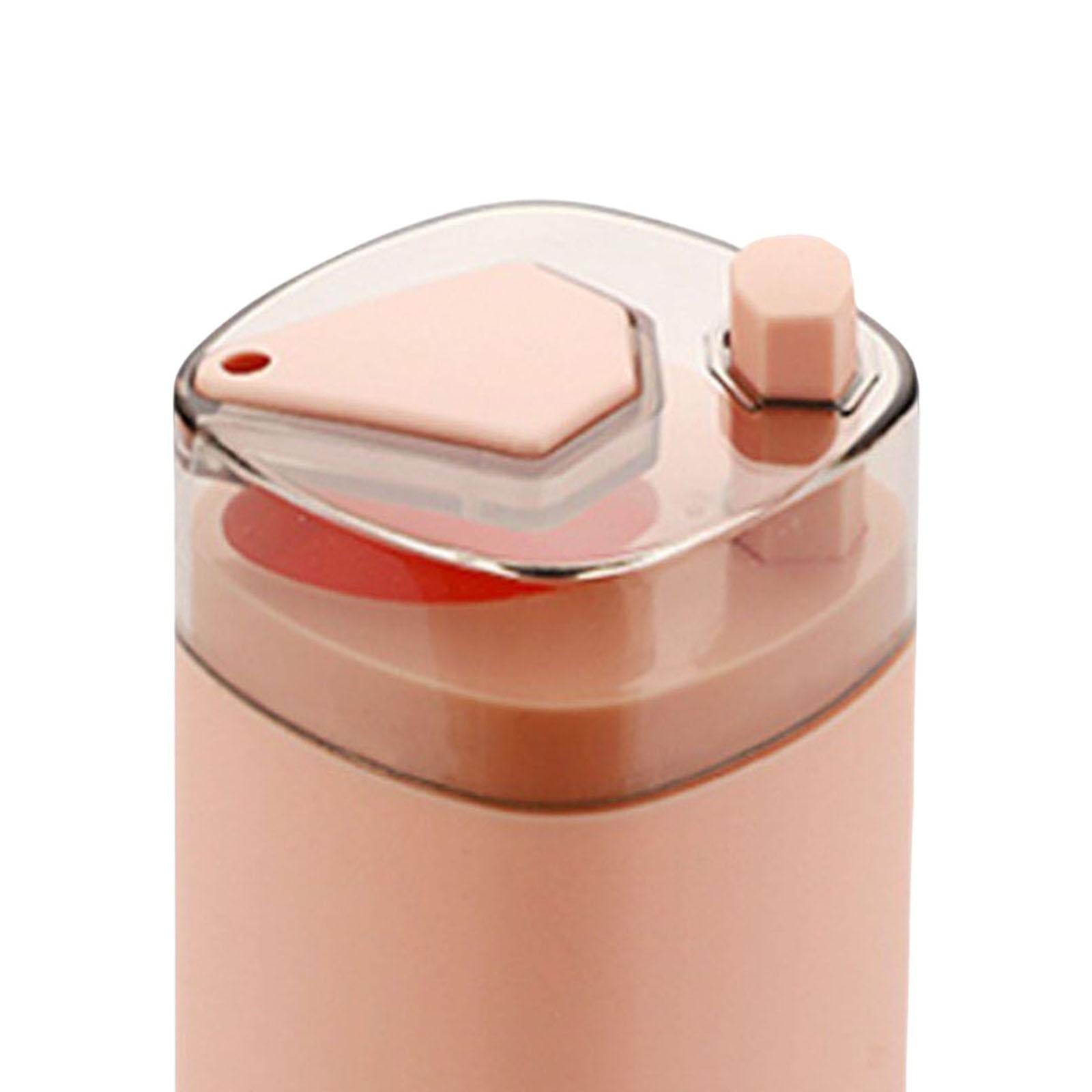 Compact Toothpick Holder Toothpick Storage Box Plastic for Home Hotel Office pink