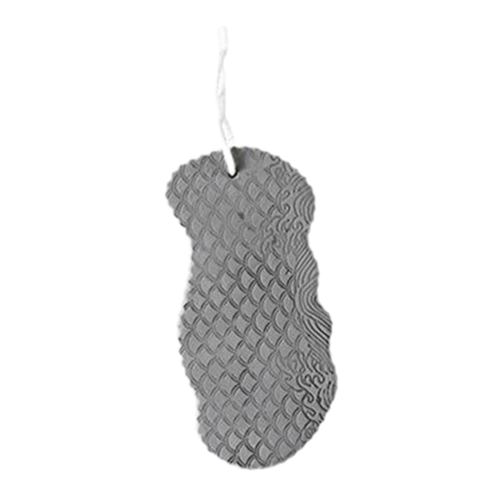 2xExfoliating Bath Sponge SPA Scrub Exfoliating Reusable for Baby Adults Gray