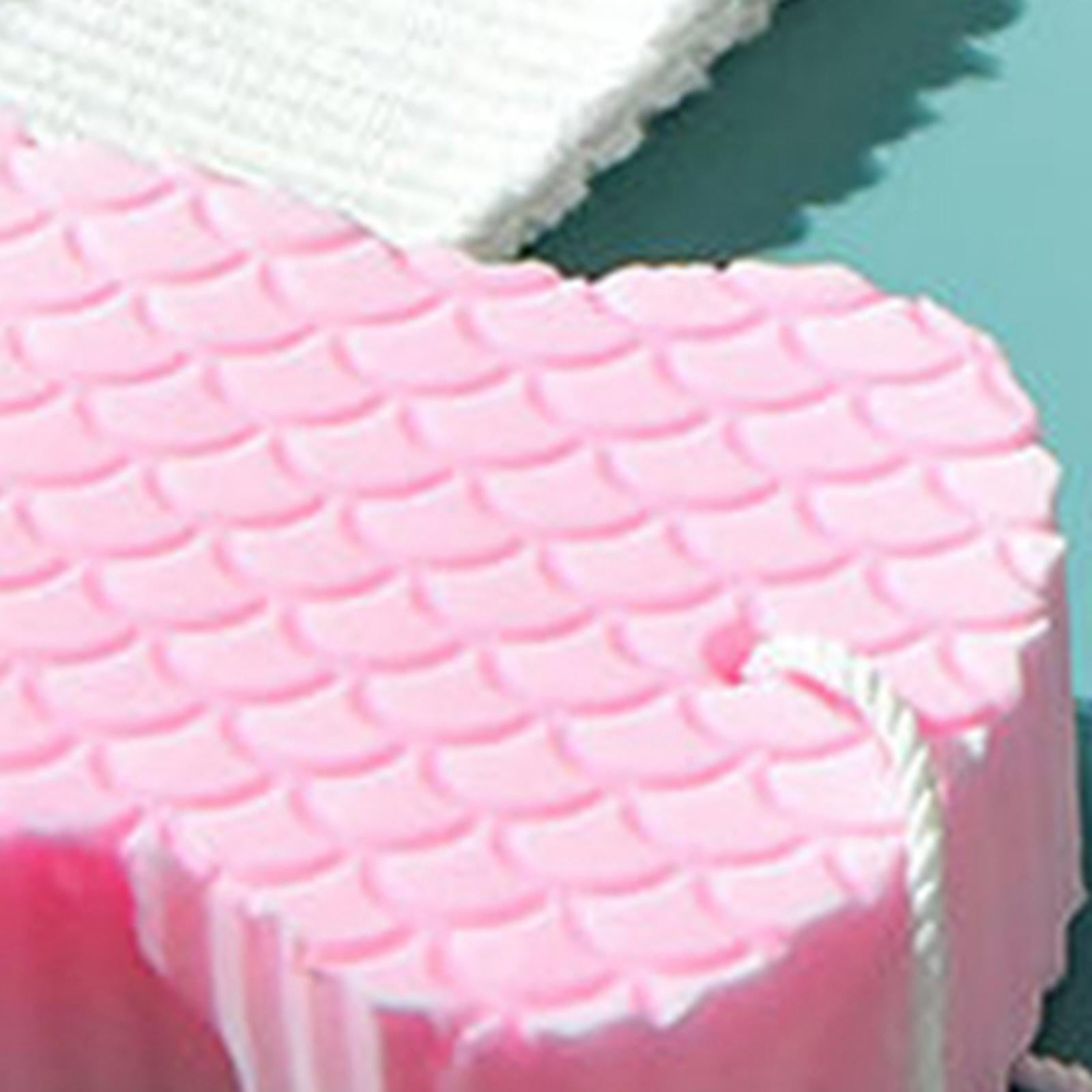 2xExfoliating Bath Sponge SPA Scrub Exfoliating Reusable for Baby Adults Pink