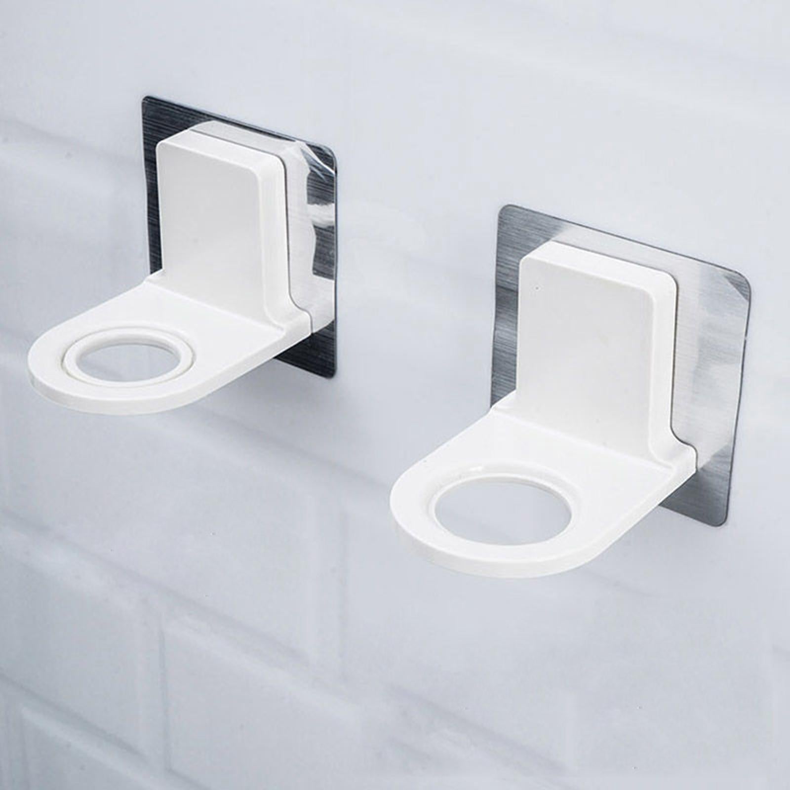 2xSelf Adhesive Shampoo Dispenser Bottle Rack for Bathroom Toilet Kitchen