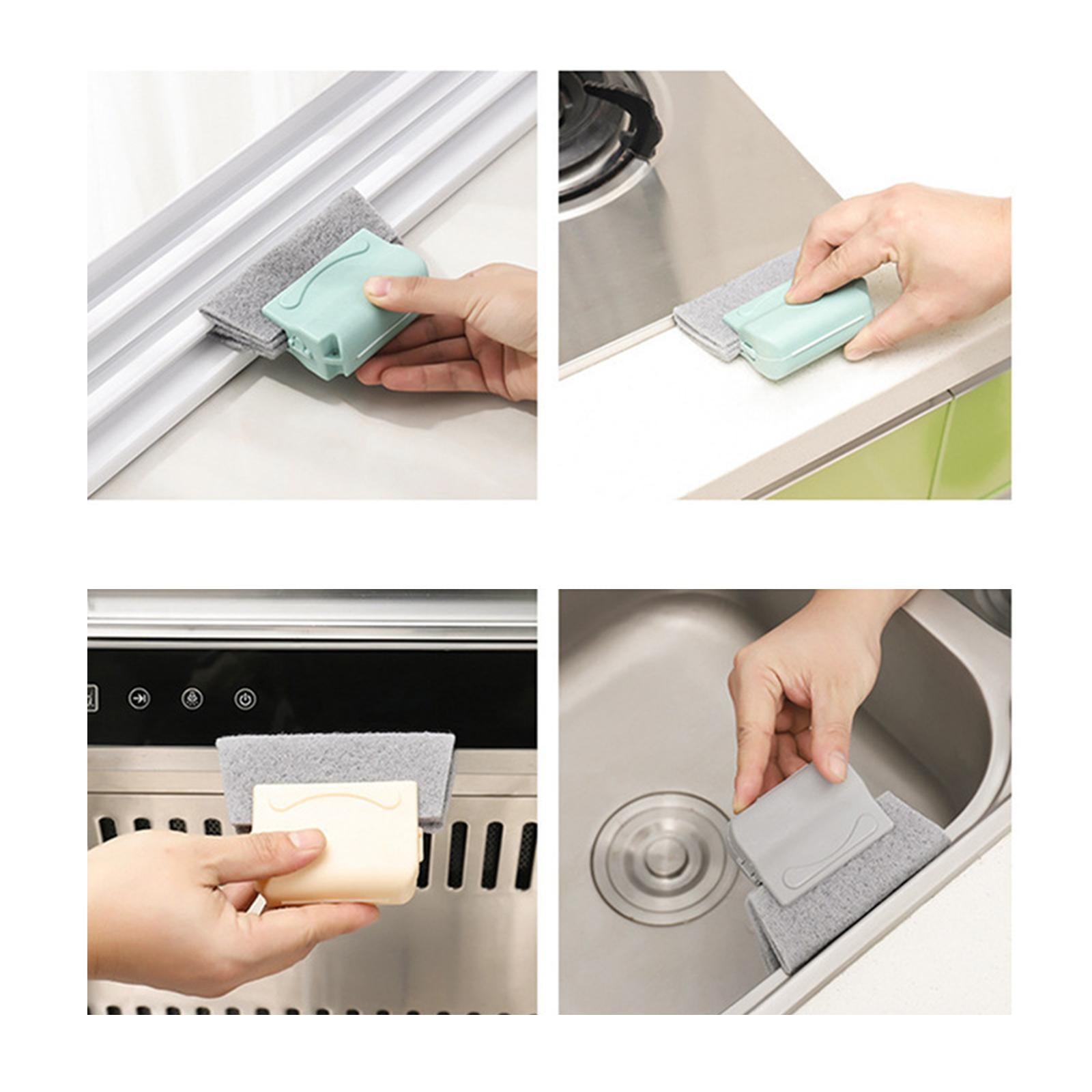 4xHand Held Groove Gap Cleaning Tools Detachable for Gaps Computer Corners Beige