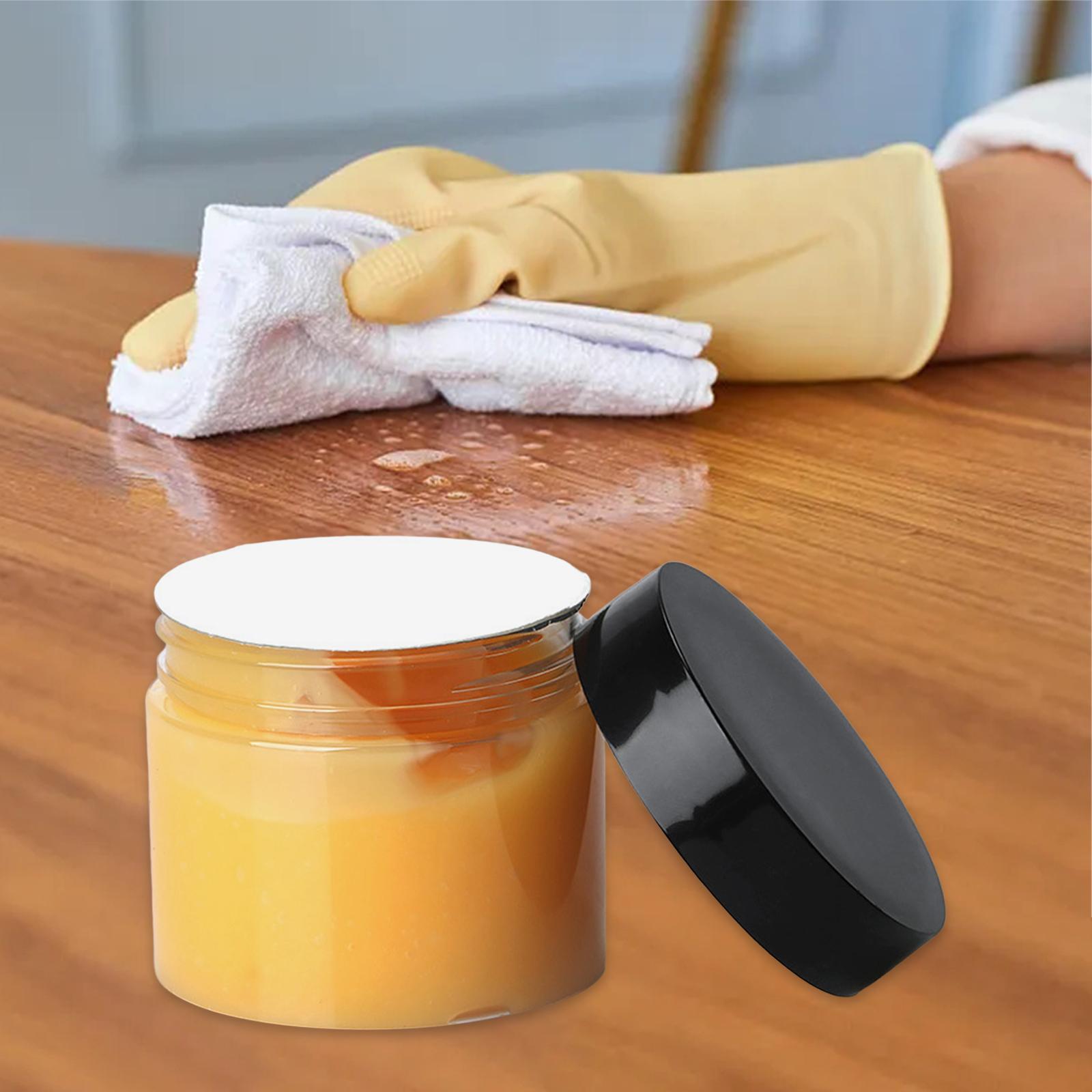 5xWood Seasoning Beewax Furniture Polish Beeswax Furniture Polish for Cabinets Short tank