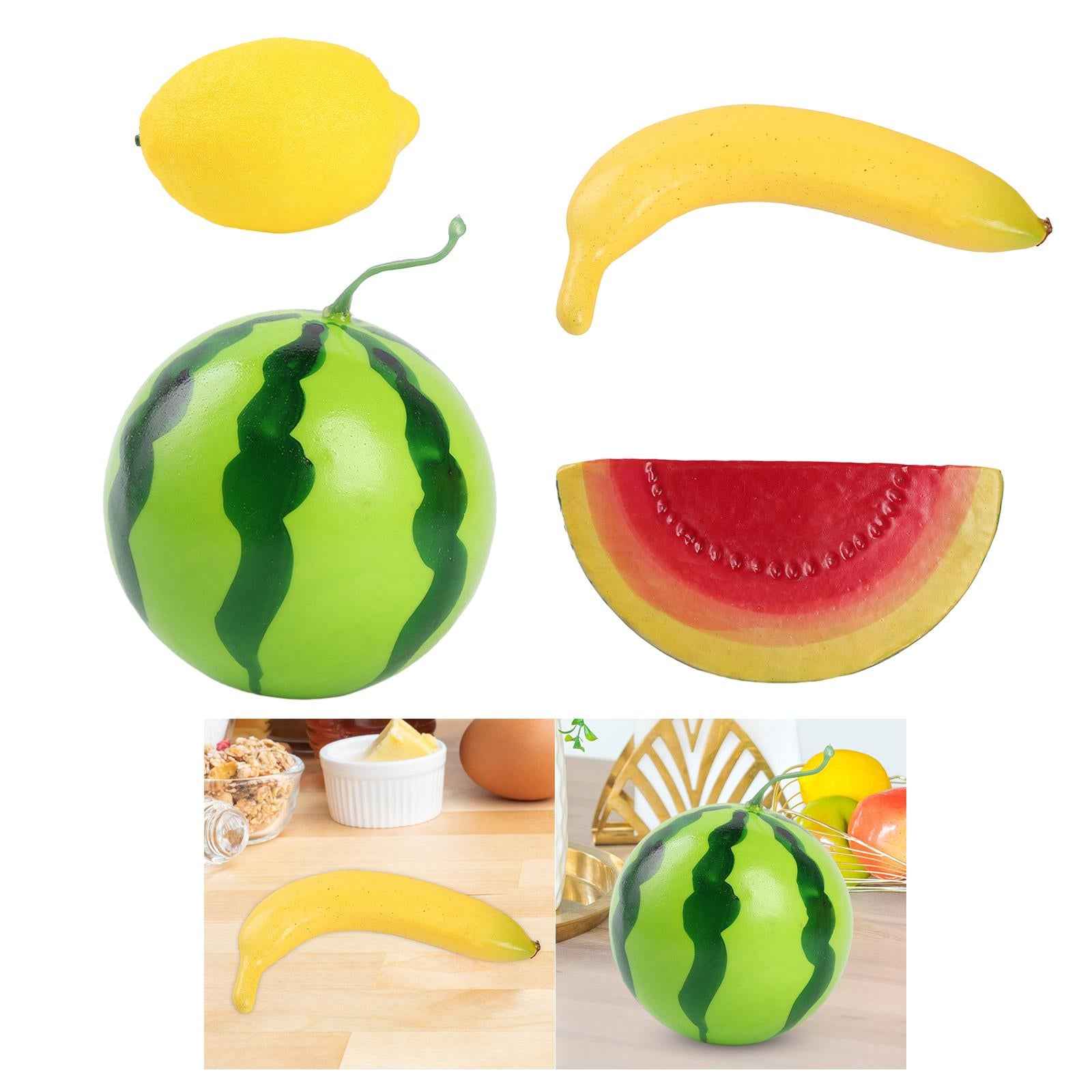 Artificial Fruits Foam Realistic Fruit for House Storefront Harvest Festival Banana Model