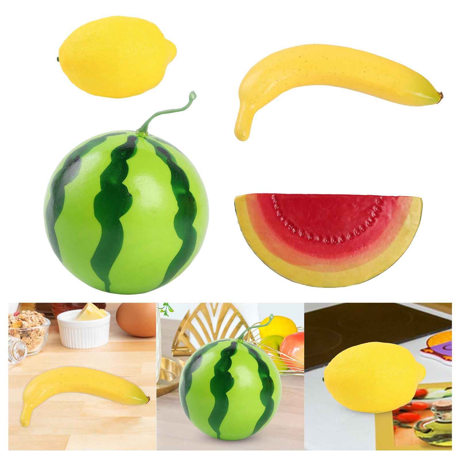 Artificial Fruits Foam Realistic Fruit for House Storefront Harvest Festival Banana Model
