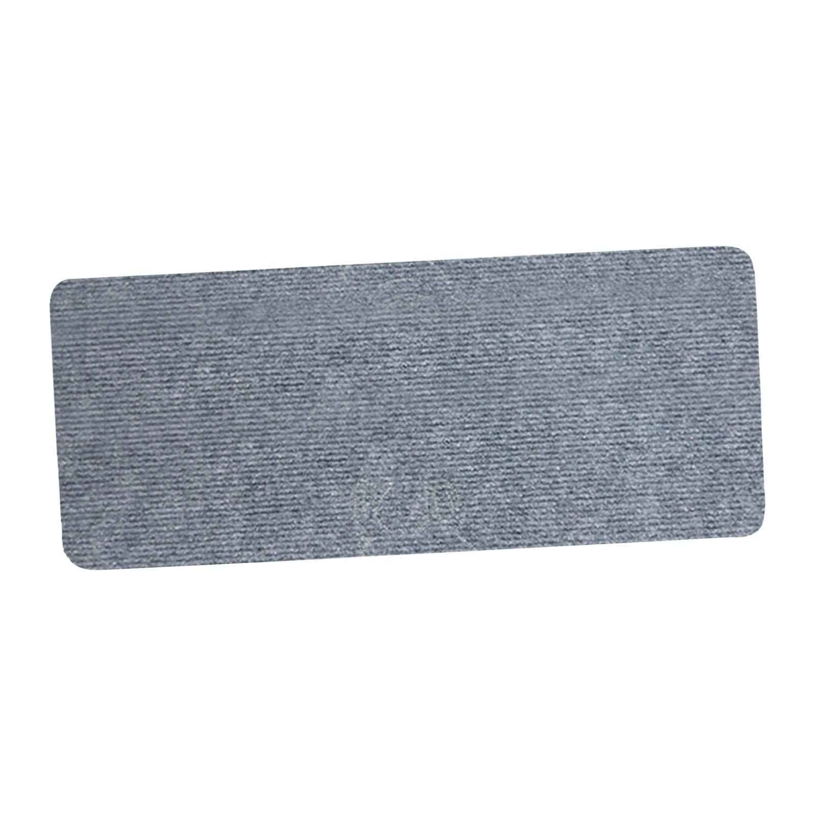 Stair Tread Carpet Slip Resistant 30"x8" Step Mats for Children Pets Elderly Gray