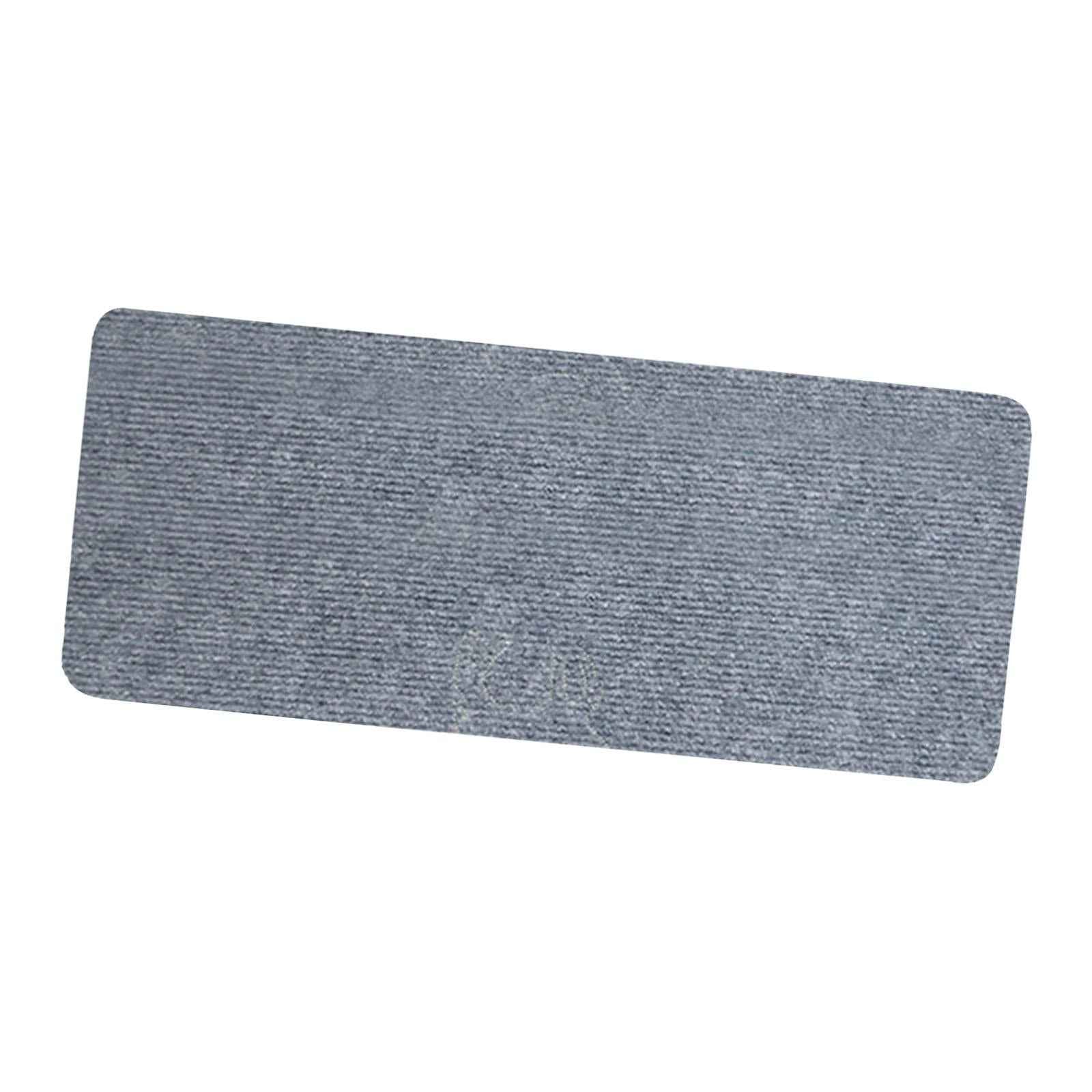 Stair Tread Carpet Slip Resistant 30"x8" Step Mats for Children Pets Elderly Gray