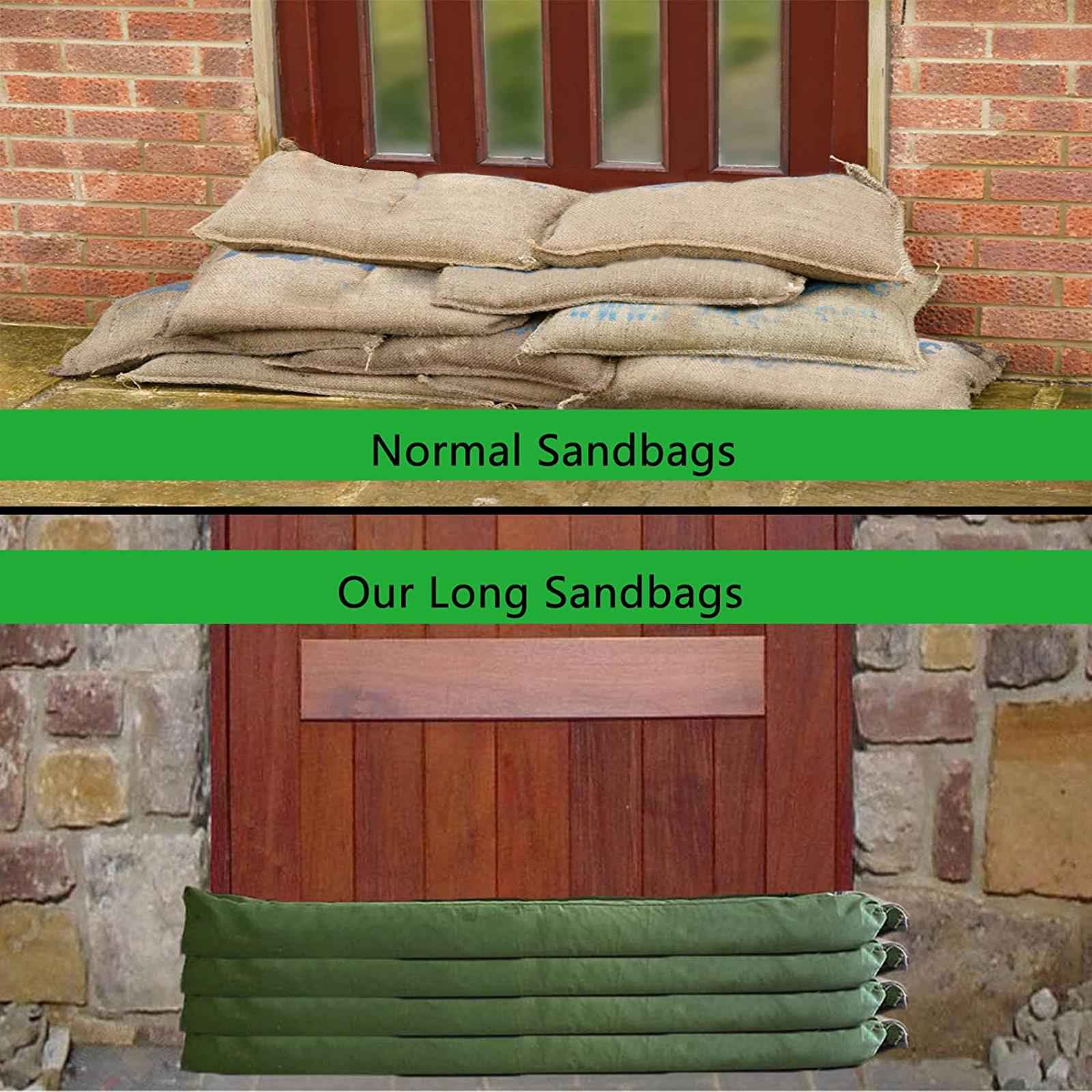 Flood Sandbag Window Door Home Flood Barriers for Flooding Flooding Control 120cmx25cm
