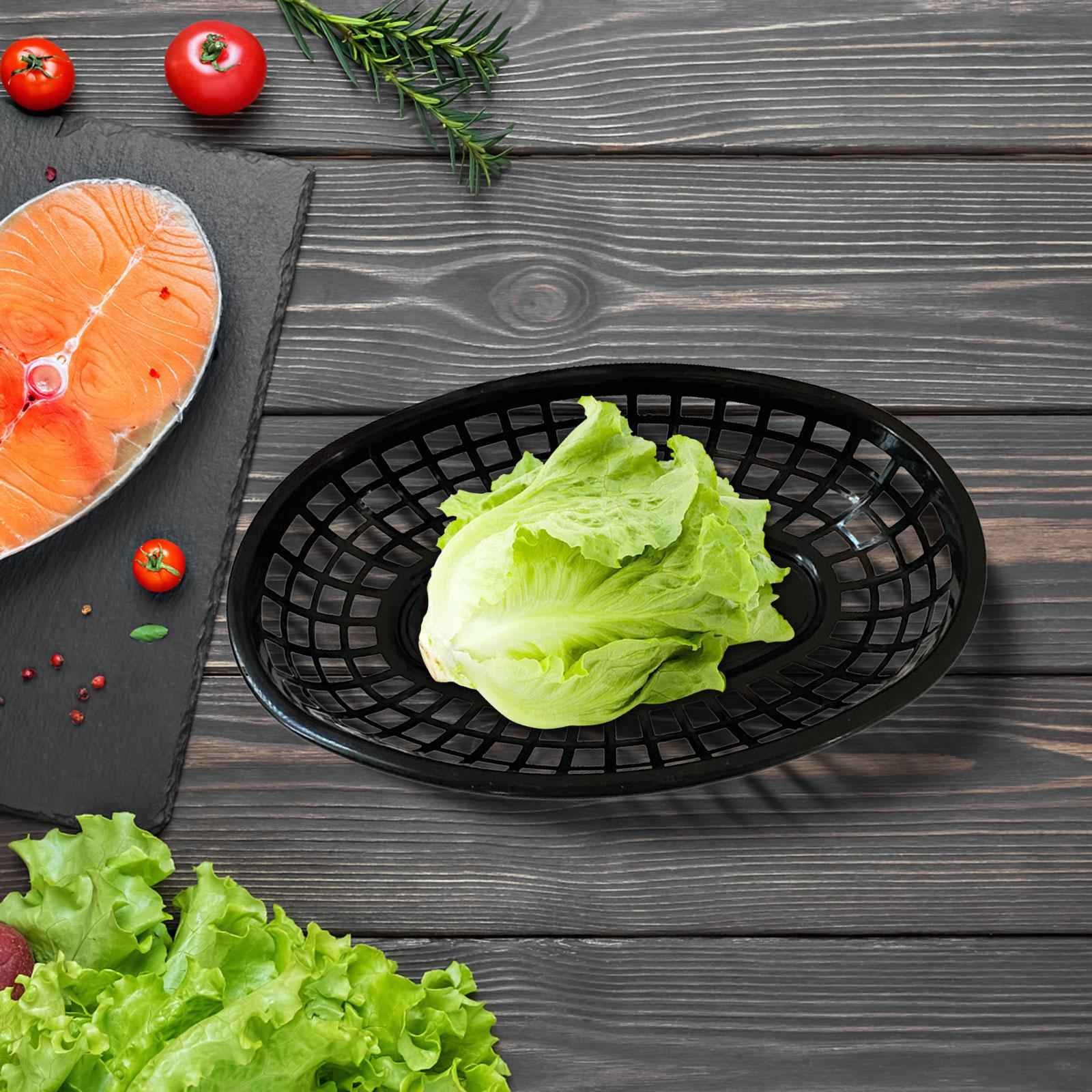Food Basket Food Service Tray Holder for Sandwiches Deli Serving Snacks