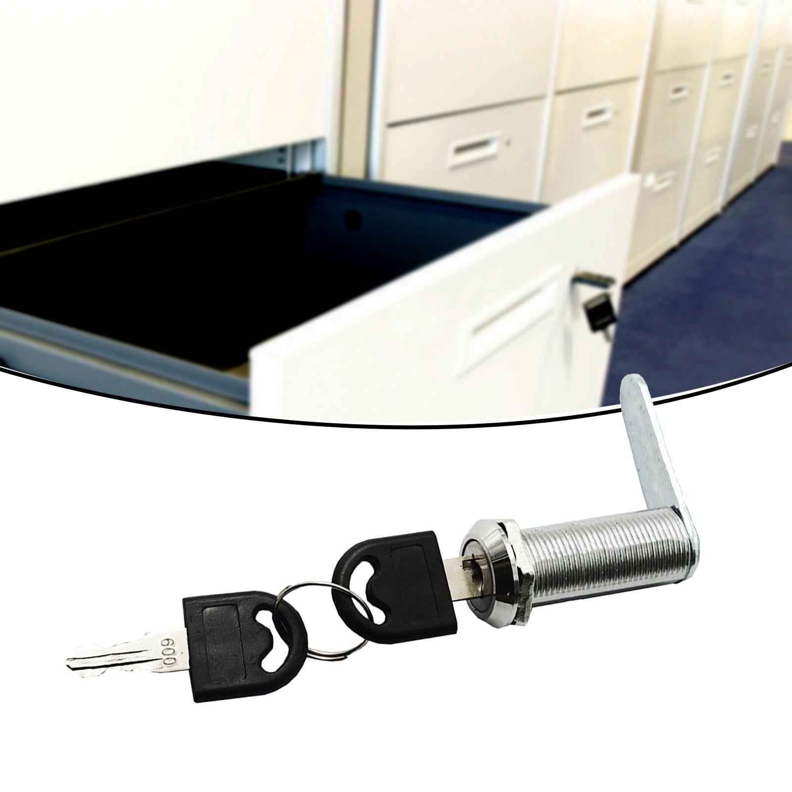 Cabinet cam Lock Set Zinc Alloy Tool Box Lock for Coffer Cupboard Letter Box 40x18mm