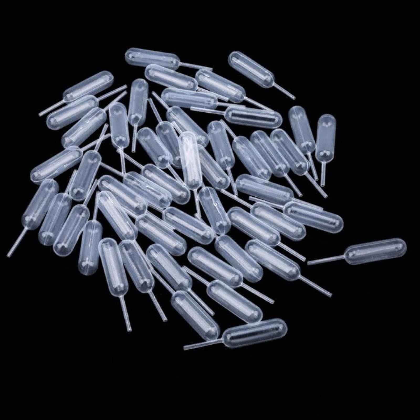 50x Cupcake Pipettes 4ml Clear Squeeze Dropper for Cupcakes Pastries Waffles Style A