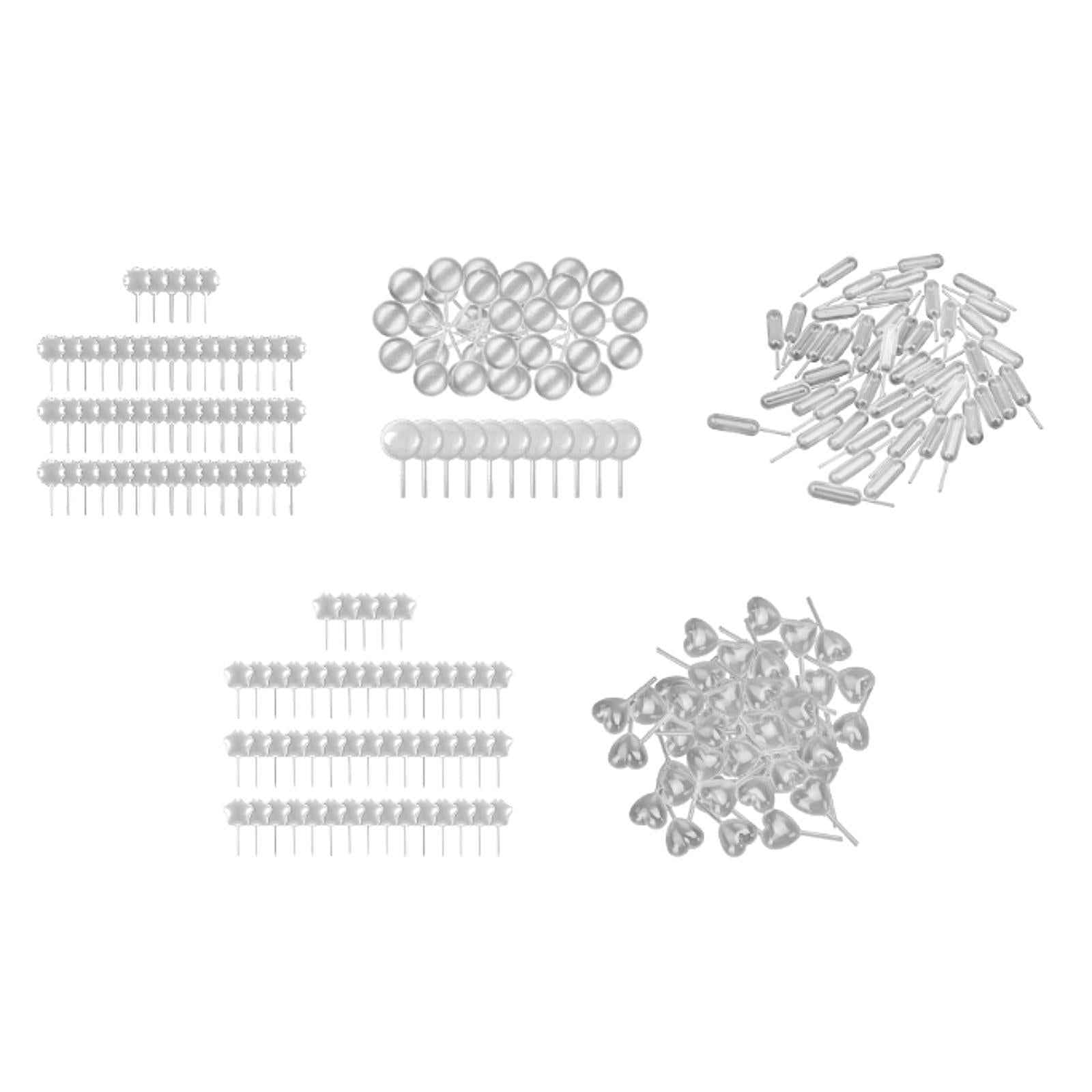 50x Cupcake Pipettes 4ml Clear Squeeze Dropper for Cupcakes Pastries Waffles Style A