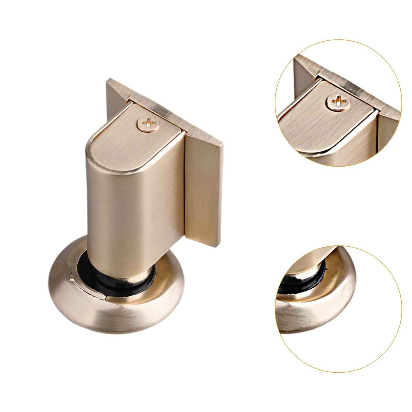 Magnetic Door Stopper Direct Mounting for Home Office Bedroom Wall Protector Gold