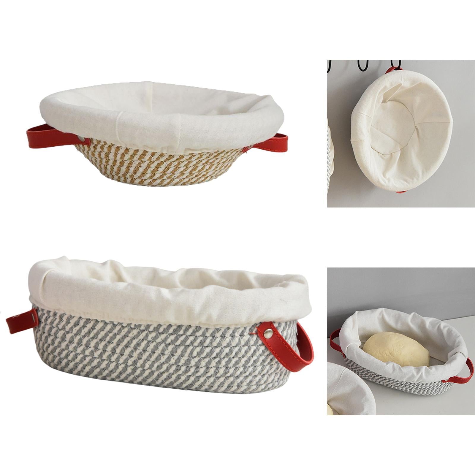 Bread Bread Proofing Basket with Liner for Bread Maker Beginners Gift Round