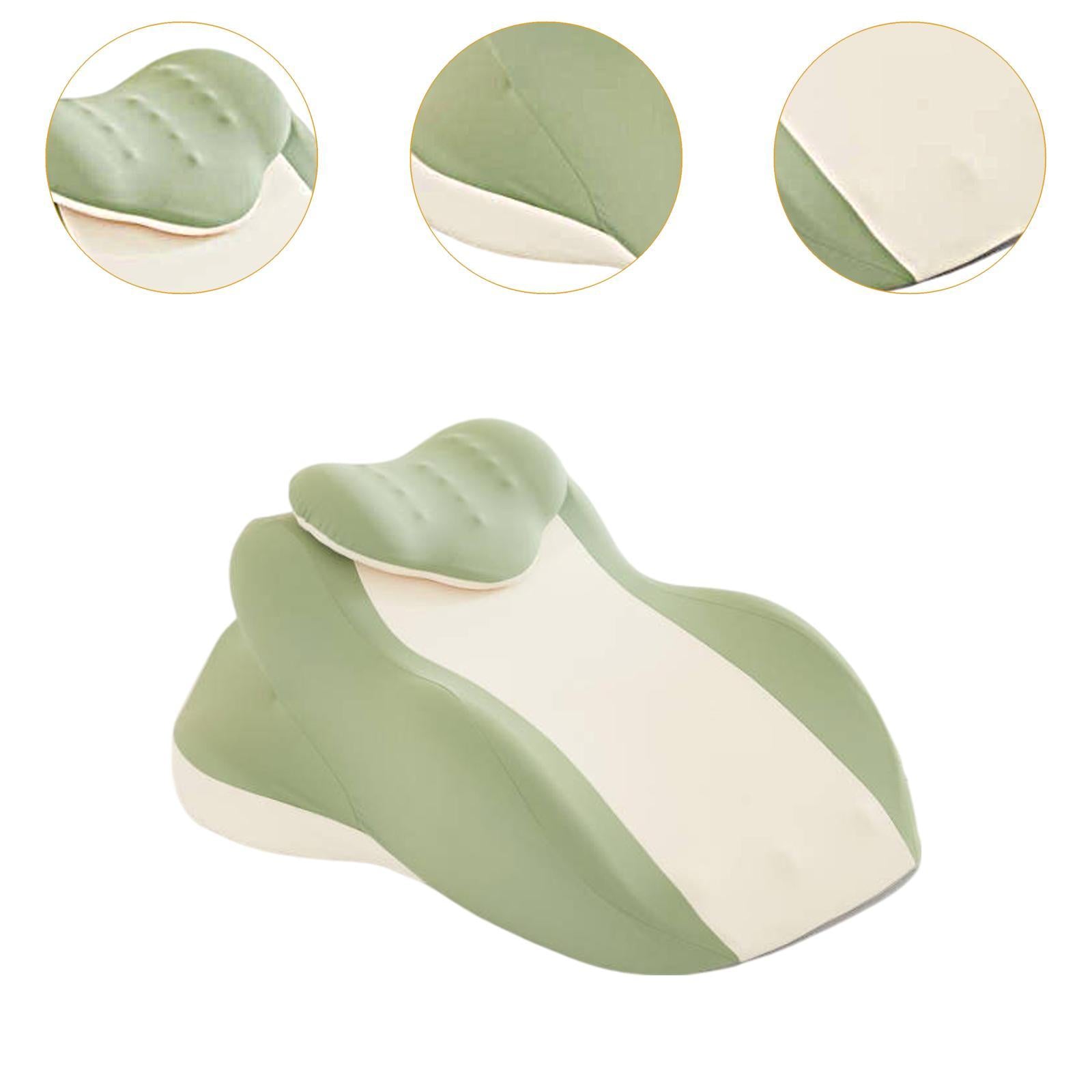 Wedge Pillow Multipurpose Lightweight Prone Pillow for Back Home Lumbar Green