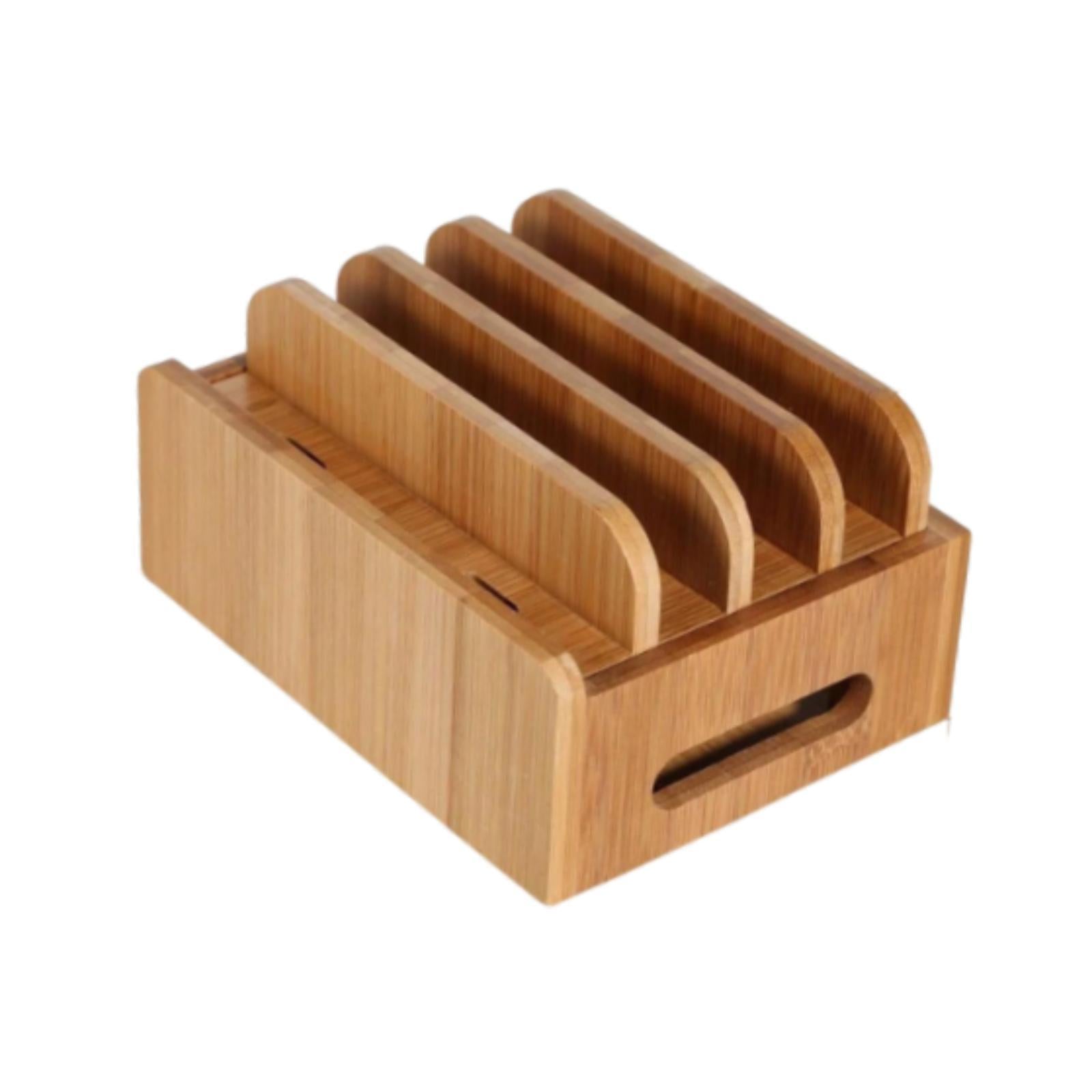 Desktop Phone Holder Practical Wooden Phone Stand for Office Bedside Kitchen