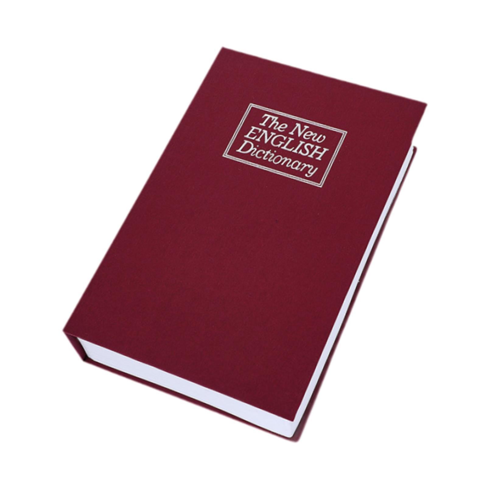 Diversion Book Safe Storage Box Ornament Money Saving Box Booksafe Diversion Red