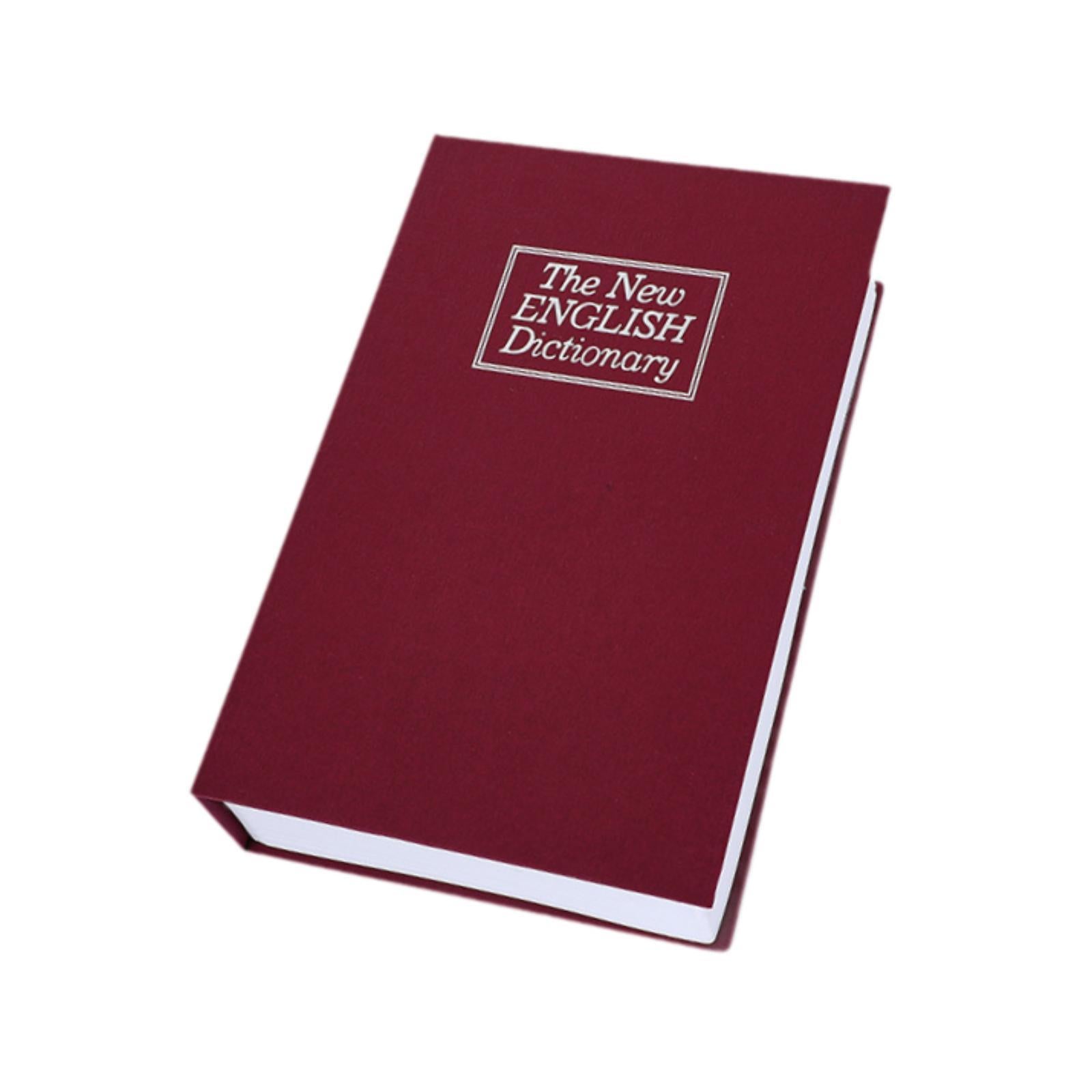 Diversion Book Safe Storage Box Ornament Money Saving Box Booksafe Diversion Red