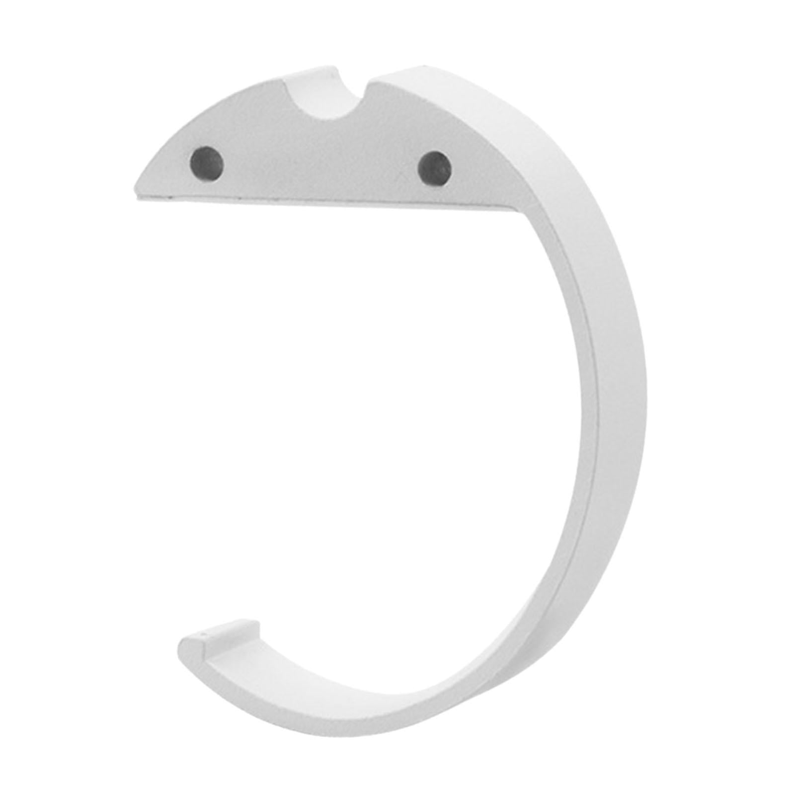 C Shaped Desk Purse Hook Accessories Easily Install Under Desk Backpack Hook White