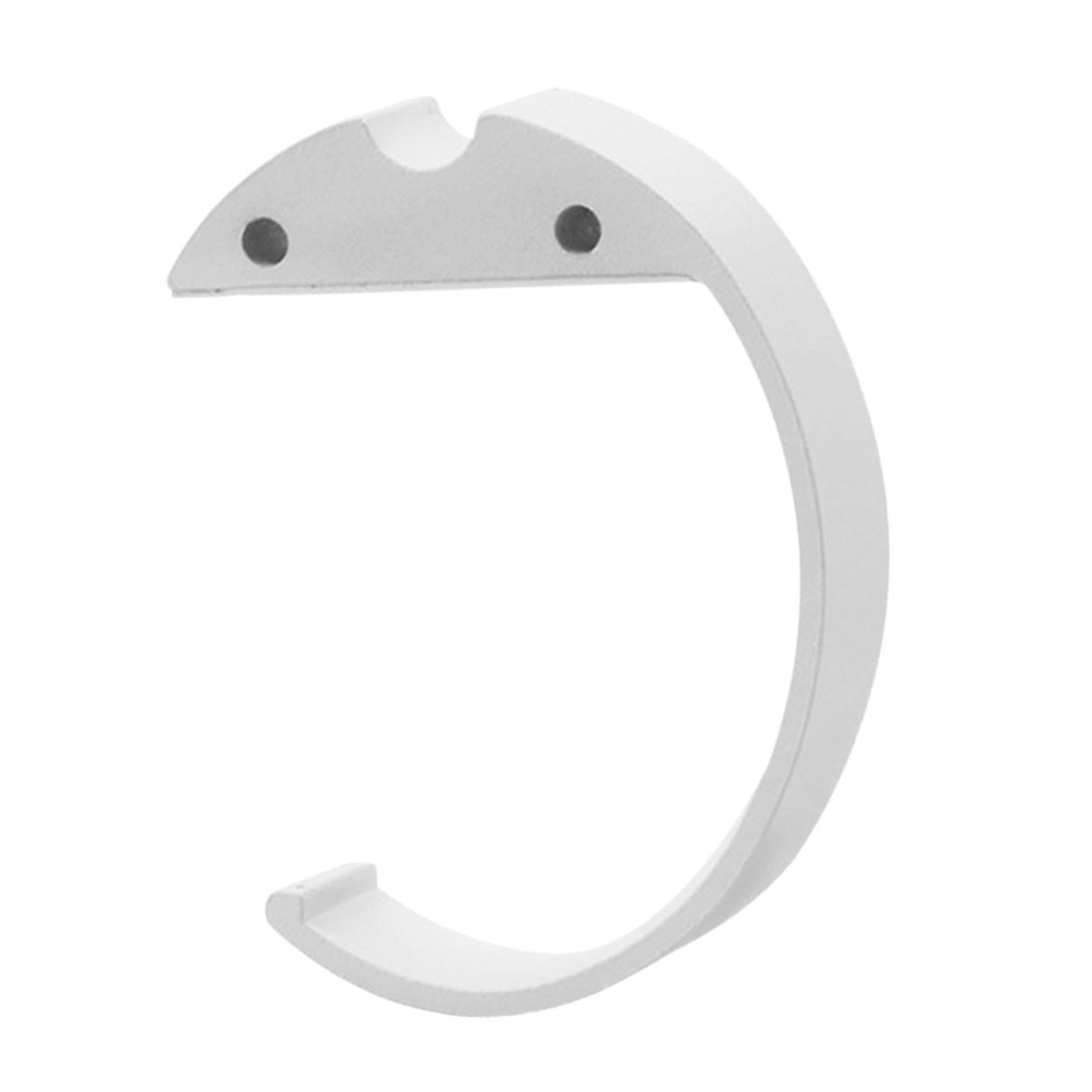 C Shaped Desk Purse Hook Accessories Easily Install Under Desk Backpack Hook White