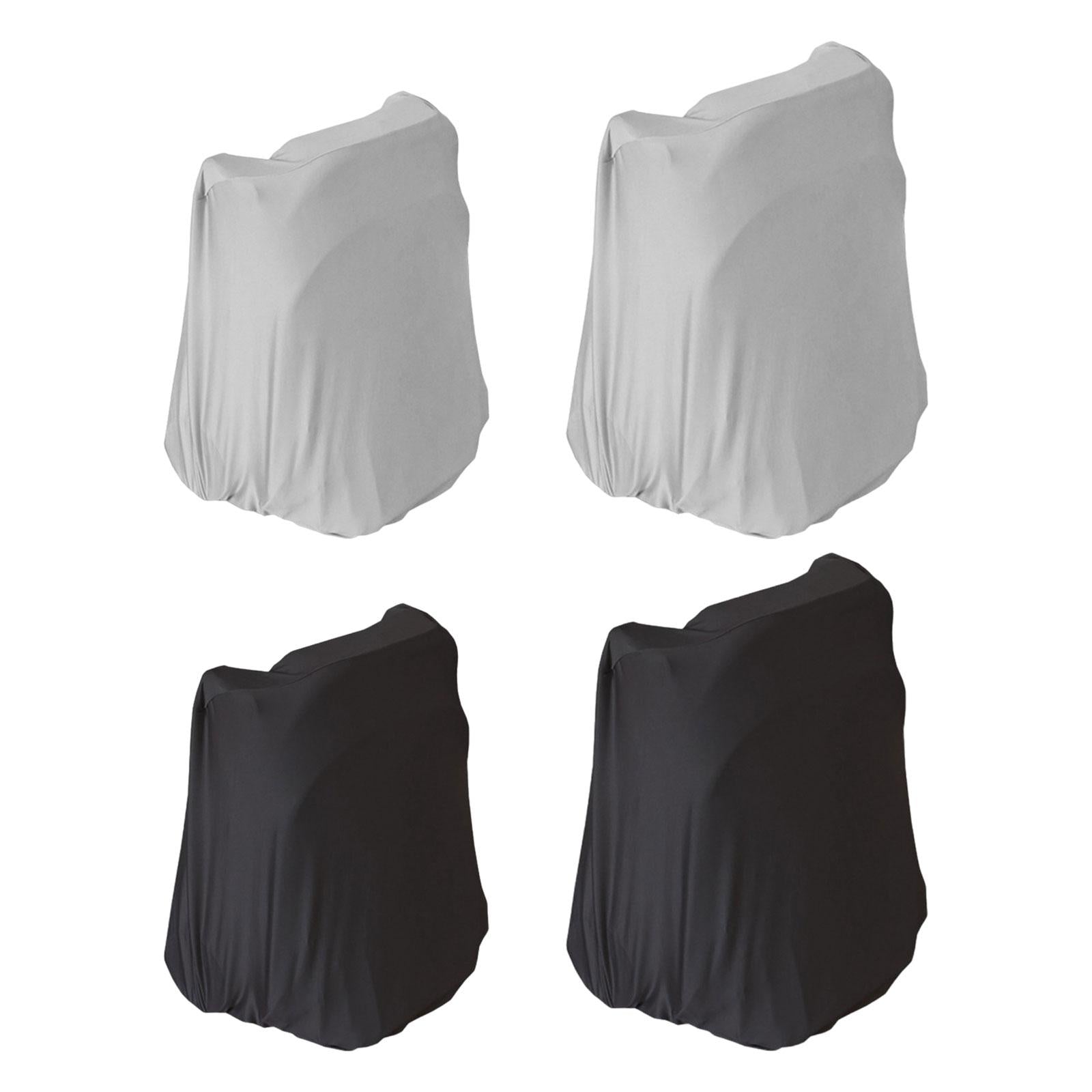 Baby Stroller Dust Cover Washable Portable Drawstring Closure Stroller Cover S Gray
