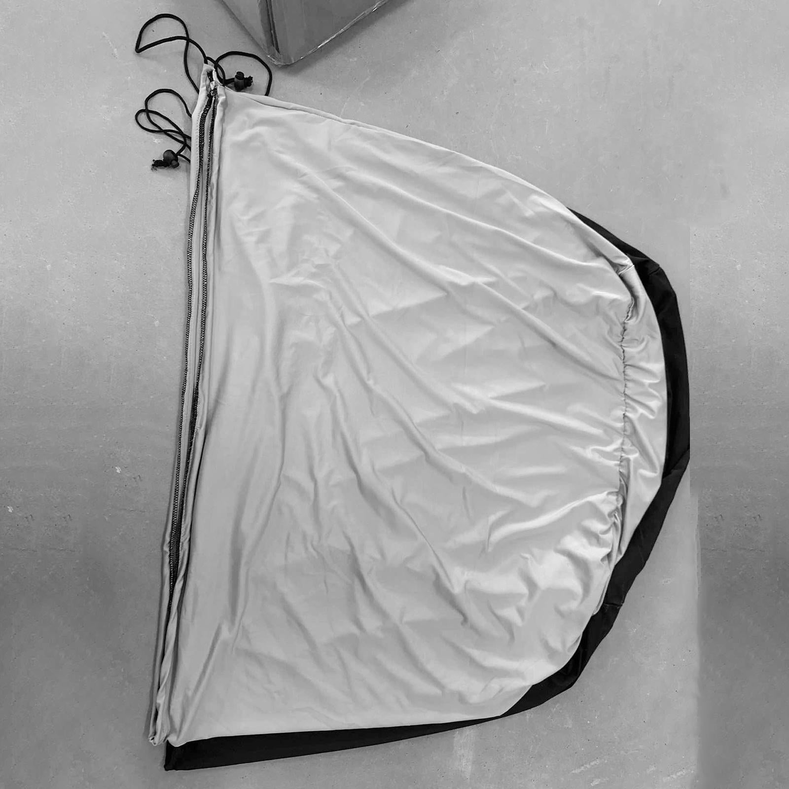 Baby Stroller Dust Cover Washable Portable Drawstring Closure Stroller Cover S Gray