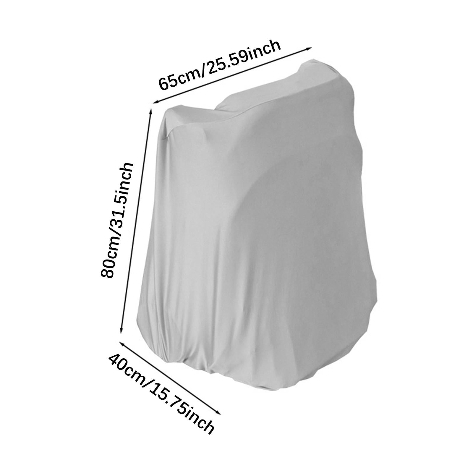 Baby Stroller Dust Cover Washable Portable Drawstring Closure Stroller Cover L Gray