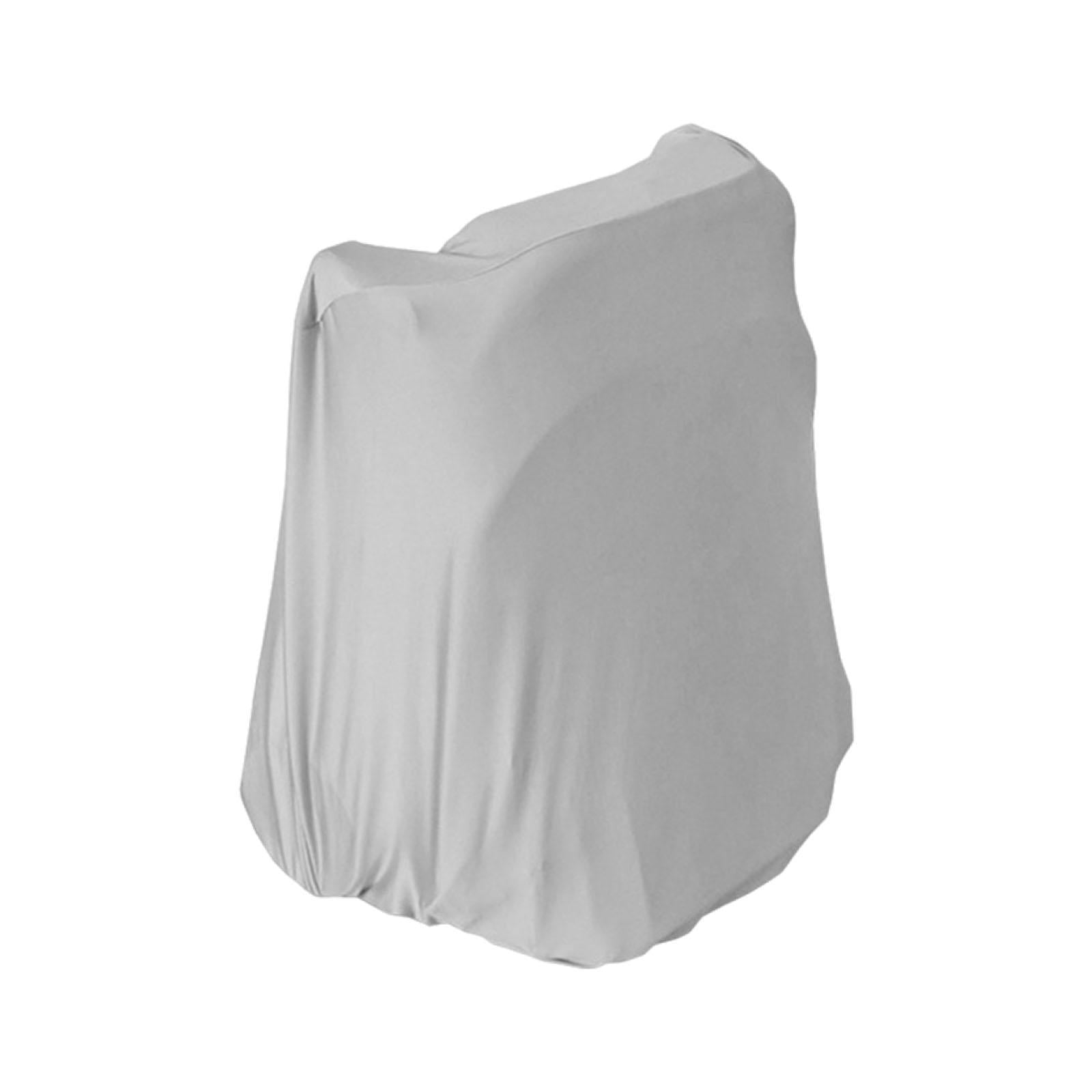 Baby Stroller Dust Cover Washable Portable Drawstring Closure Stroller Cover L Gray