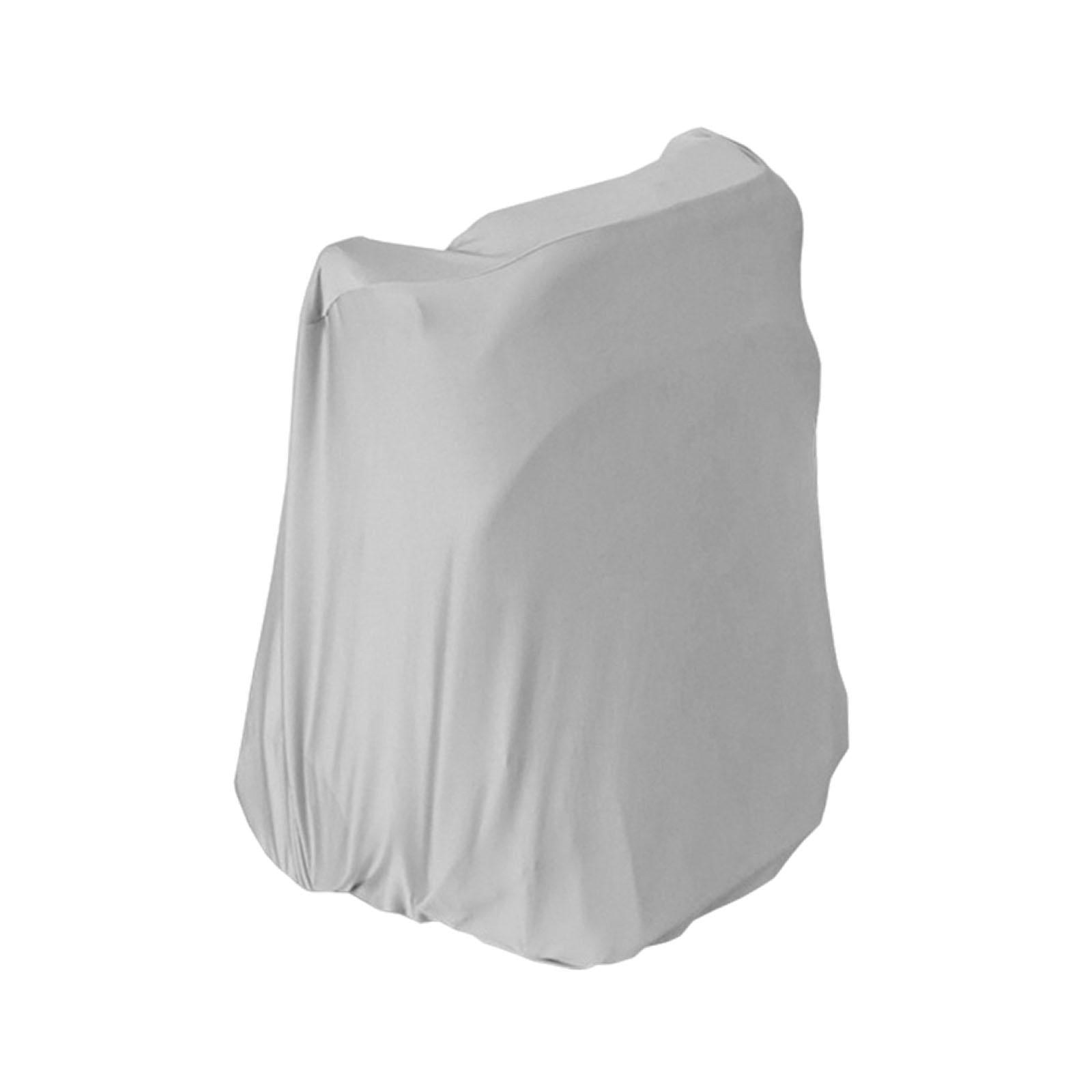 Baby Stroller Dust Cover Washable Portable Drawstring Closure Stroller Cover L Gray