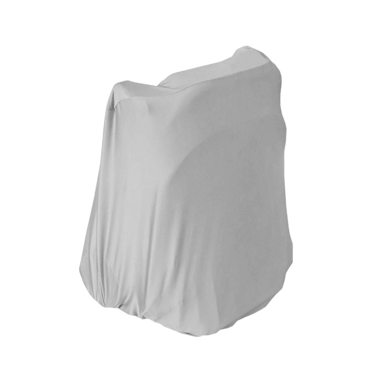 Baby Stroller Dust Cover Washable Portable Drawstring Closure Stroller Cover L Gray