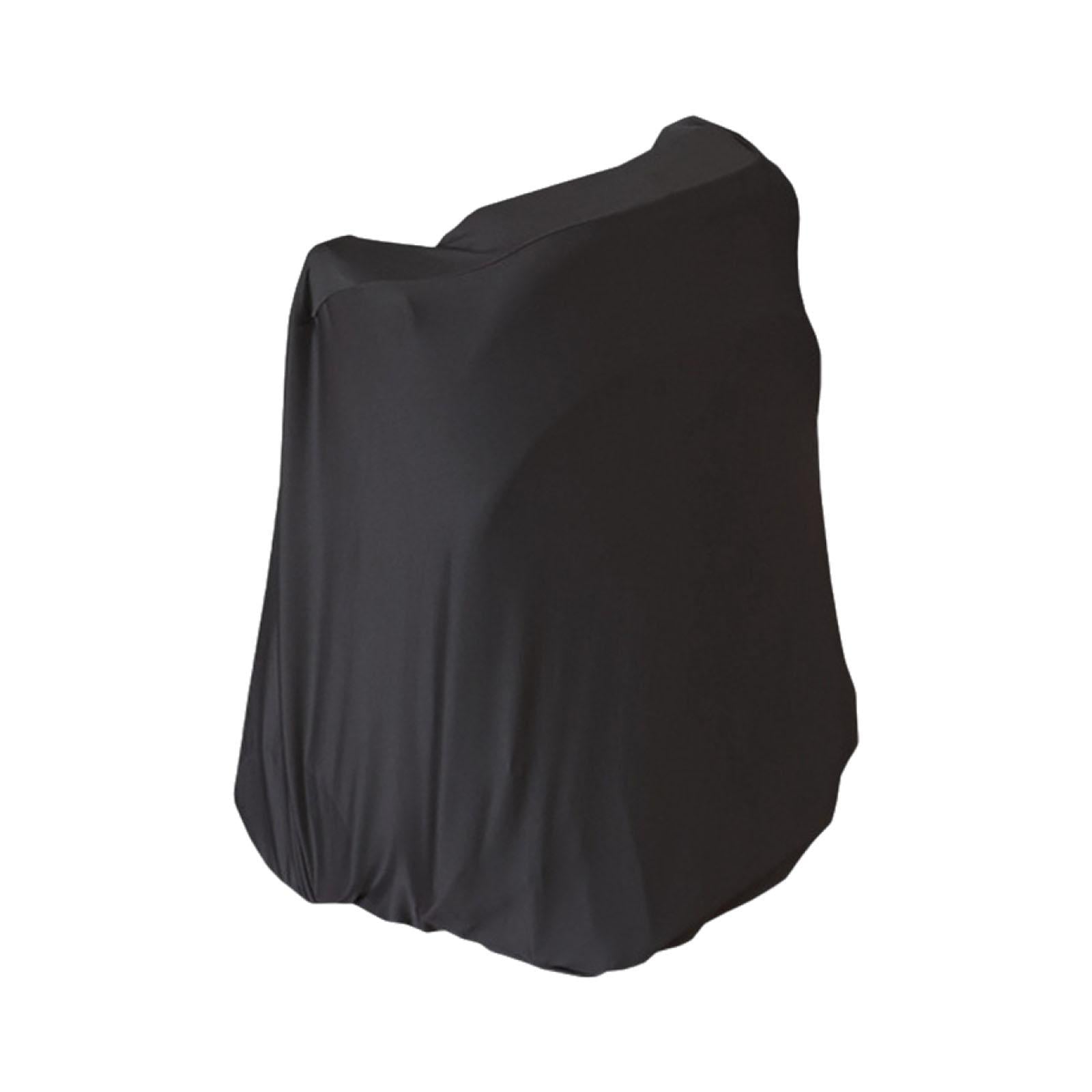 Baby Stroller Dust Cover Washable Portable Drawstring Closure Stroller Cover L Black